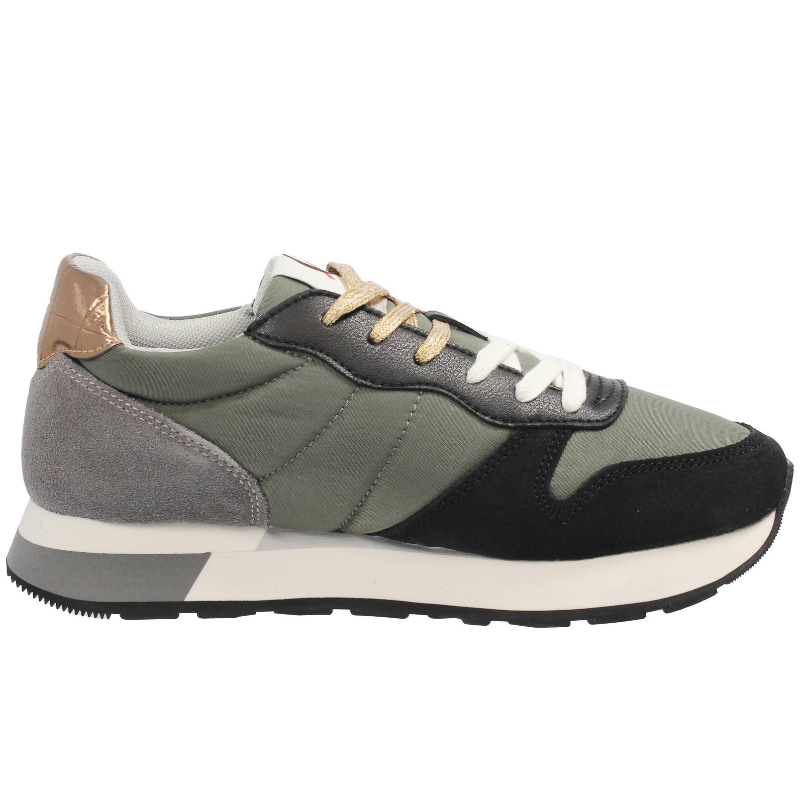 CAFE' NOIR Sneakers in Suede Donna nero Foto 2