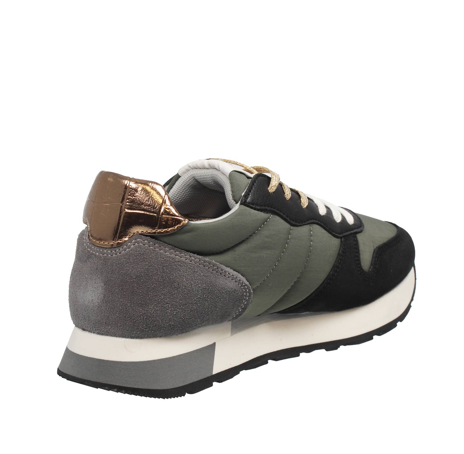 CAFE' NOIR Sneakers in Suede Donna nero Foto 4