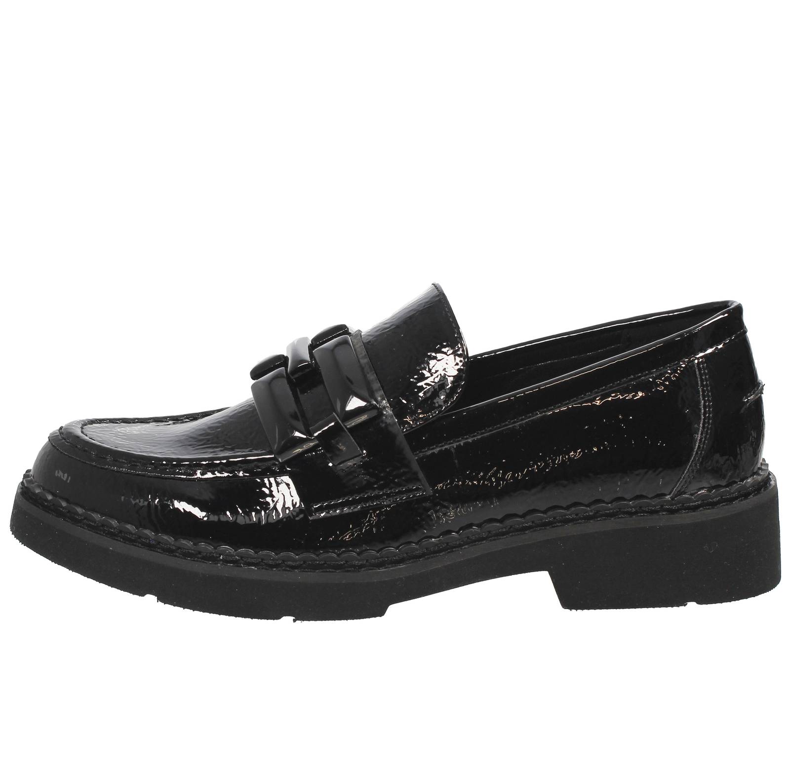 Leather Mocassini CafÃ¨ Noir Donna CAFE' NOIR Mocassini In Vernice