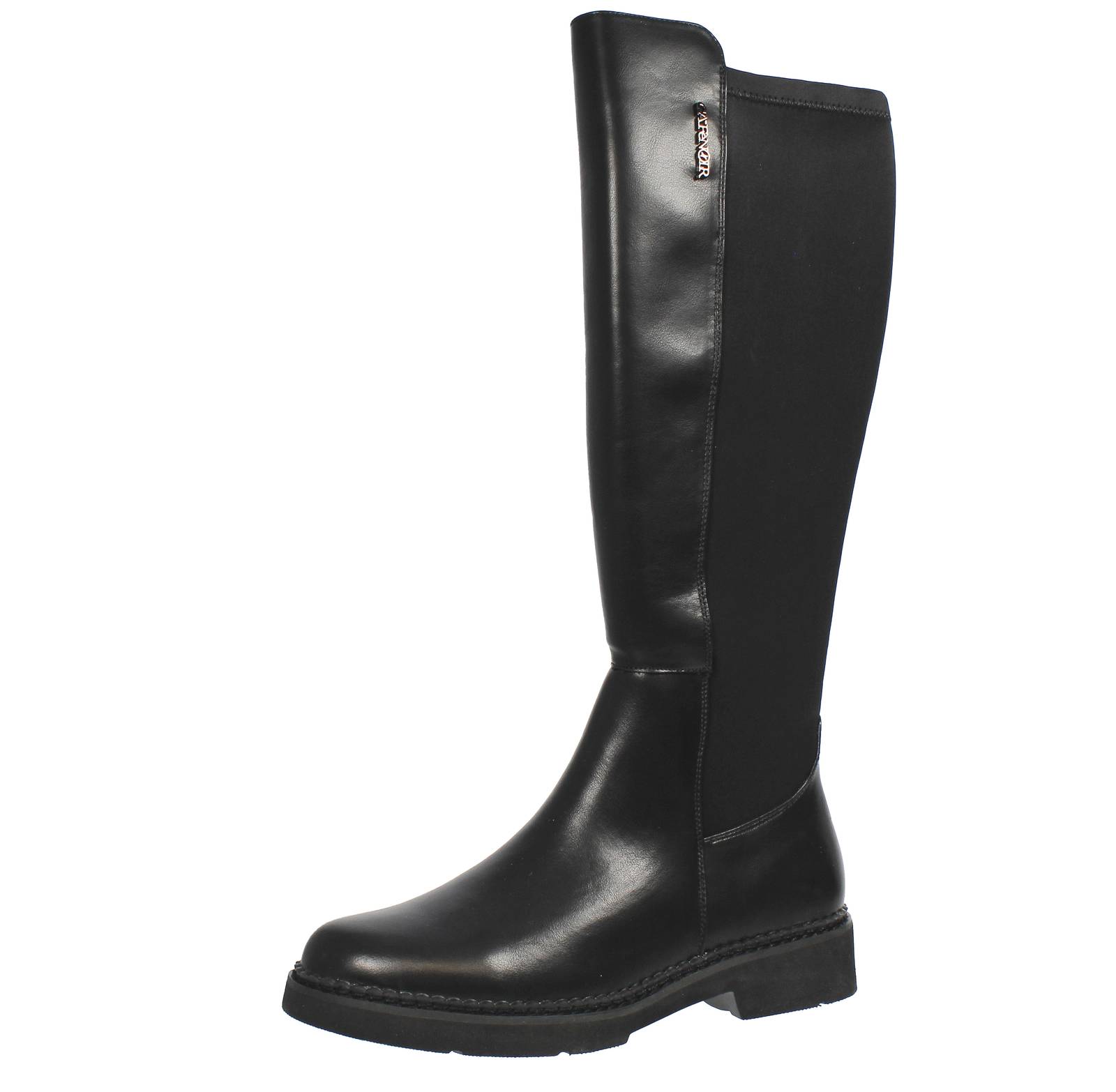 CAFE' NOIR Stiefel mit Reißverschlüssen Damen schwarz