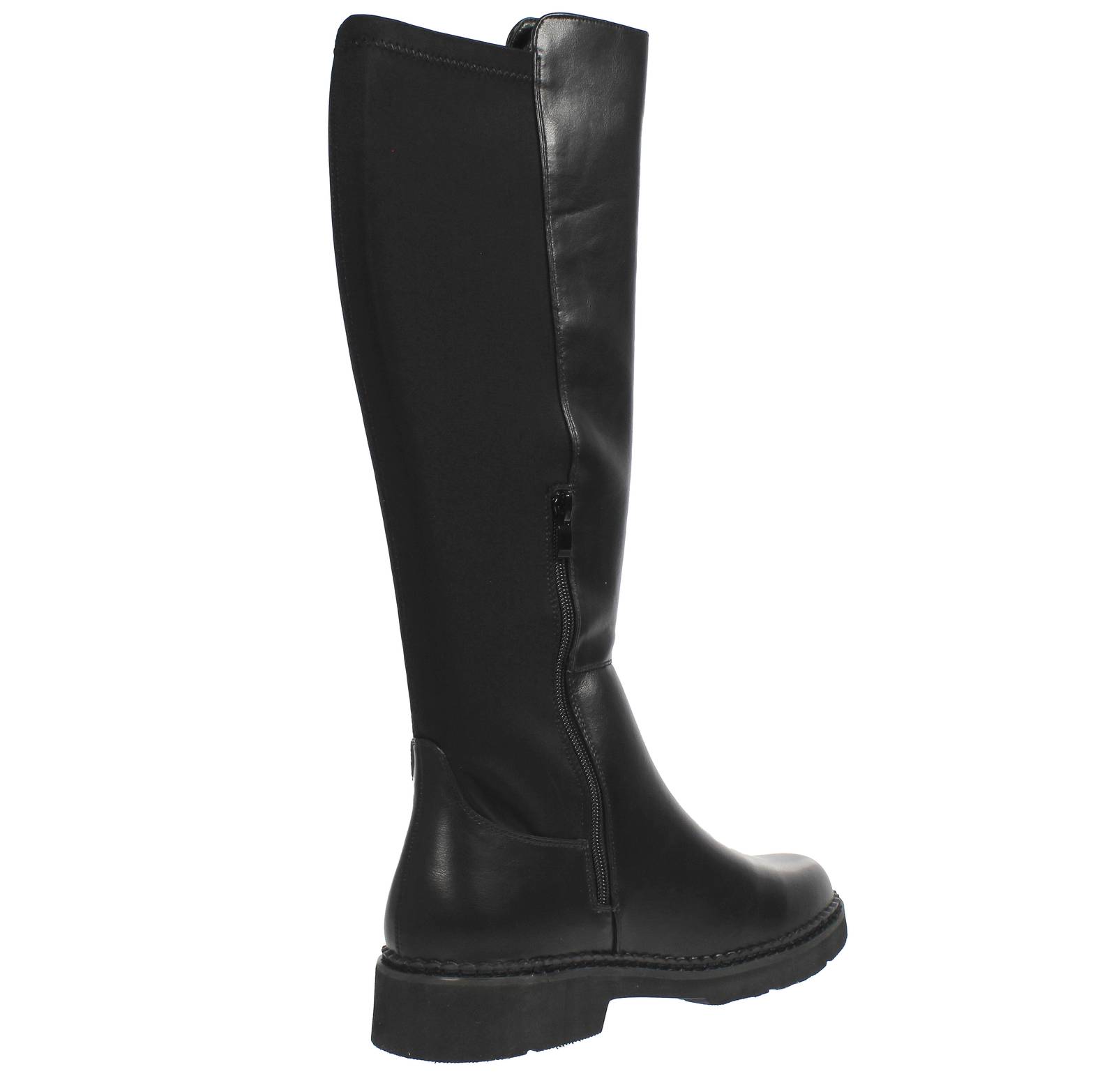 CAFE' NOIR Stiefel mit Reißverschlüssen Damen schwarz Foto 4