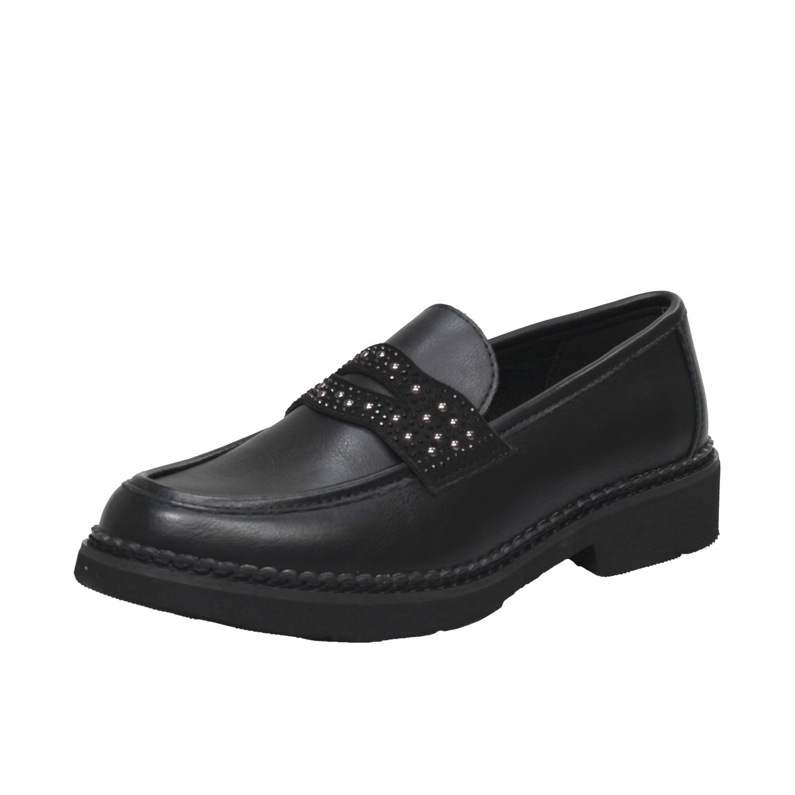 CAFE' NOIR Mocassini in similpelle Donna nero