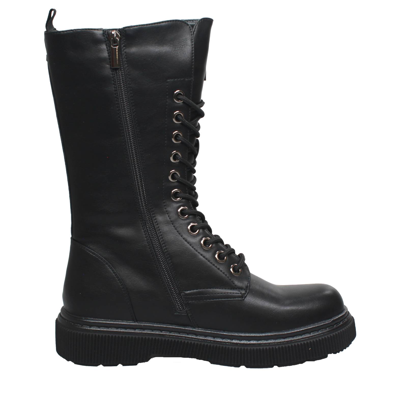 CAFE' NOIR Stiefel mit Reißverschlüssen Damen schwarz Foto 2