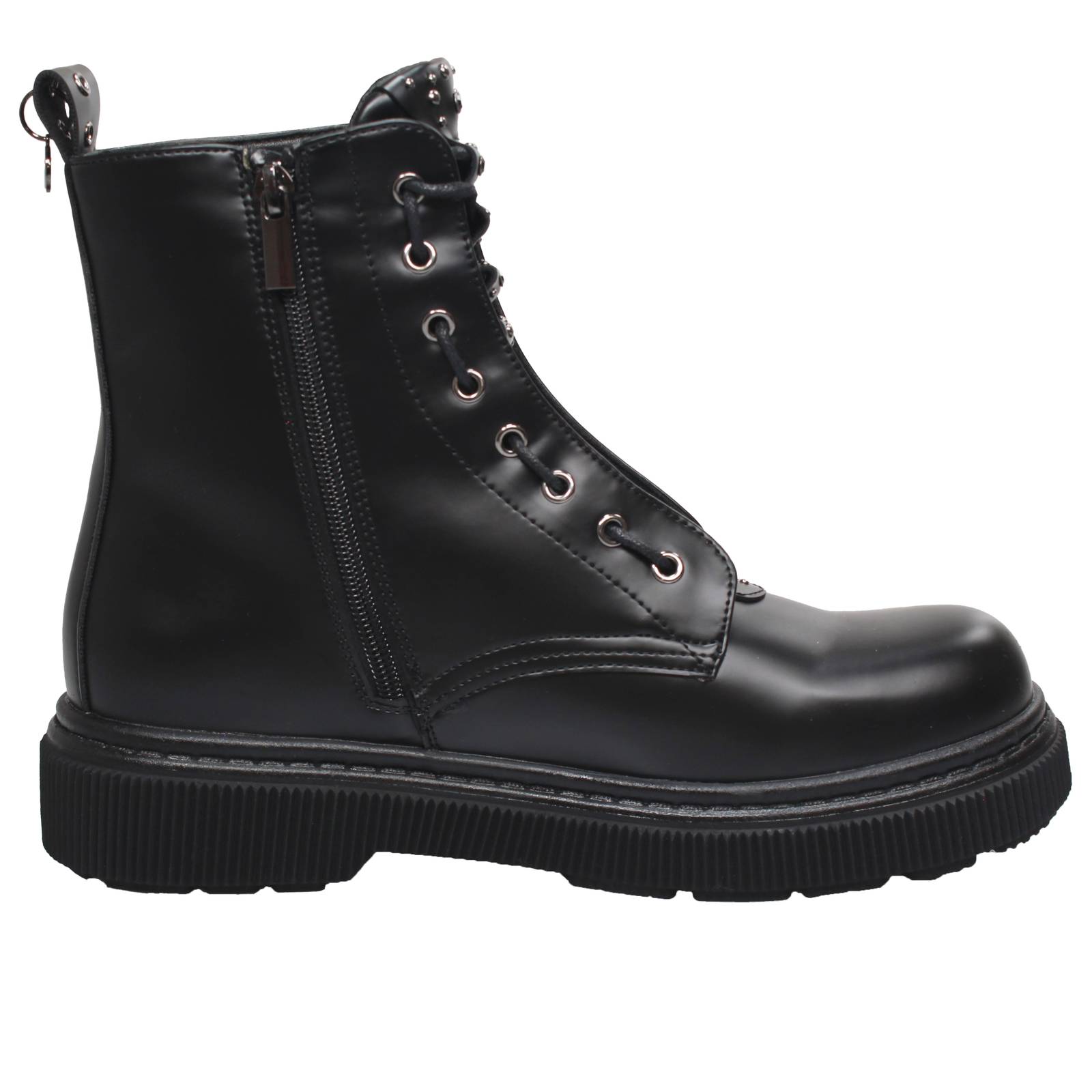 CAFE' NOIR Stiefel mit Reißverschlüssen Damen schwarz Foto 2