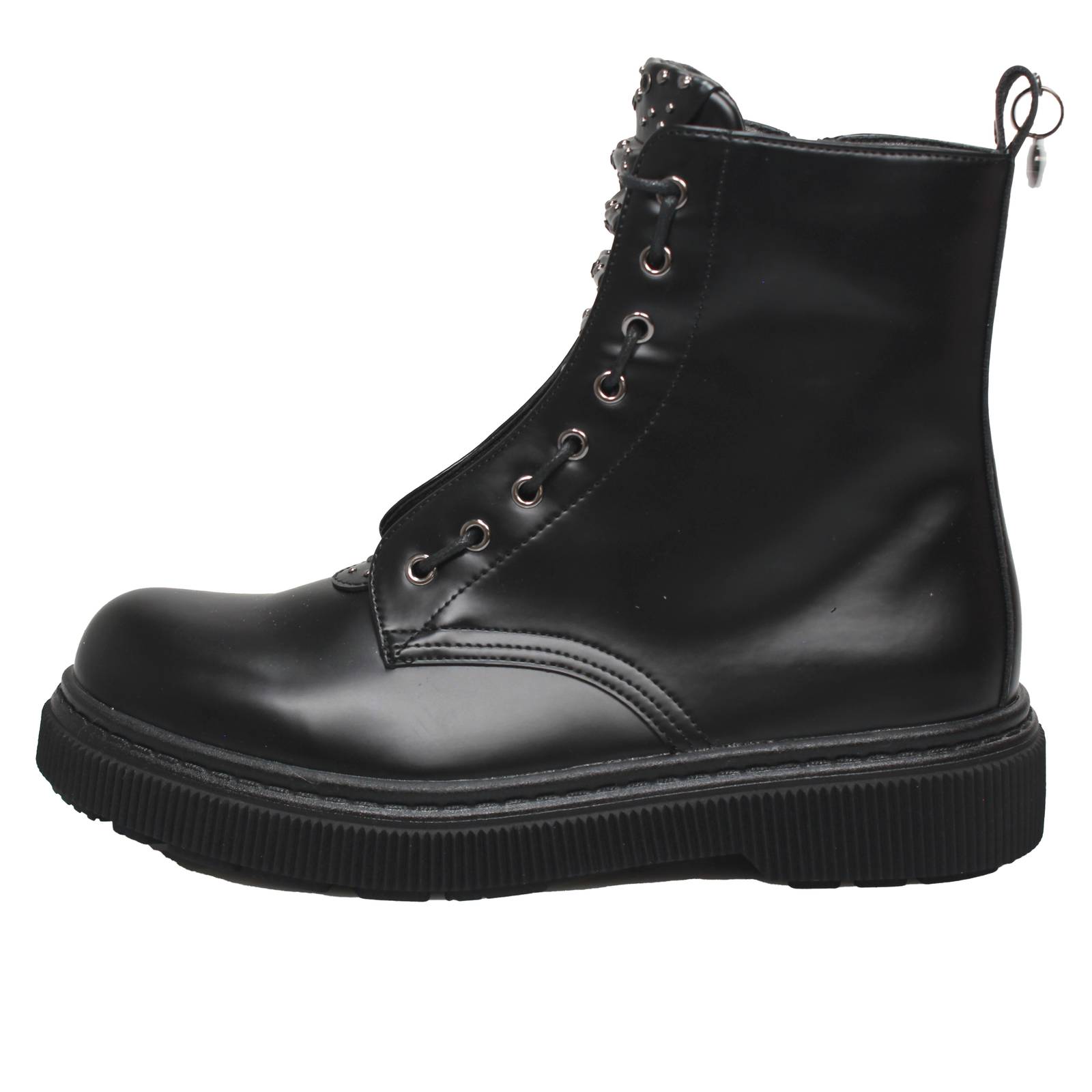 CAFE' NOIR Stiefel mit Reißverschlüssen Damen schwarz Foto 3