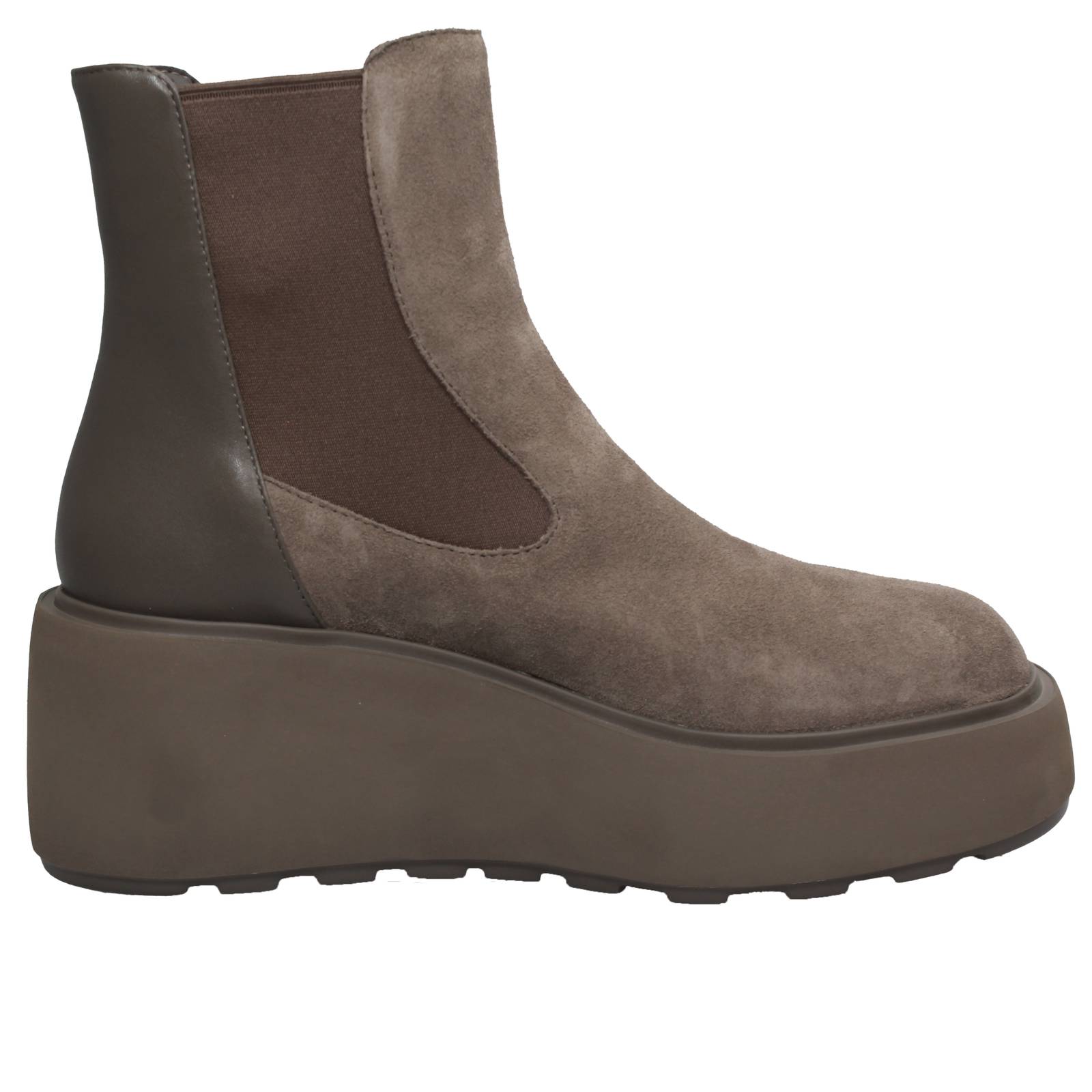 CAFE' NOIR Chelsea Boots con platform e zeppa Donna sabbia Foto 2