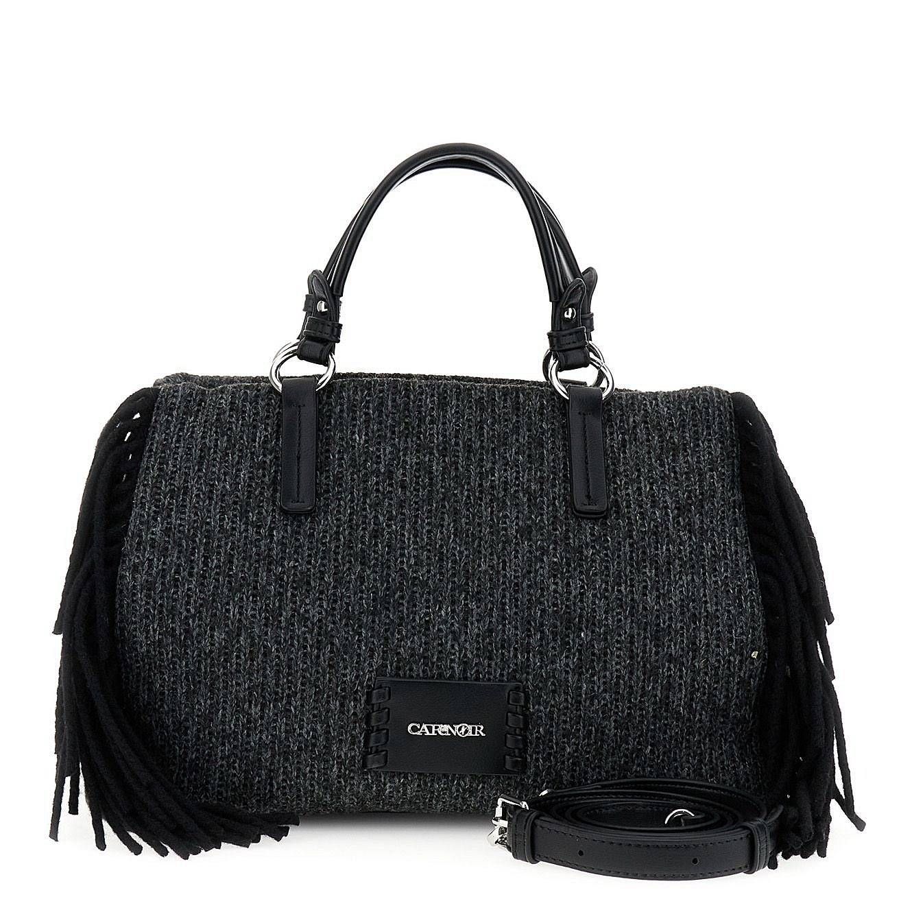 CAFE' NOIR borsa con frange Donna nero