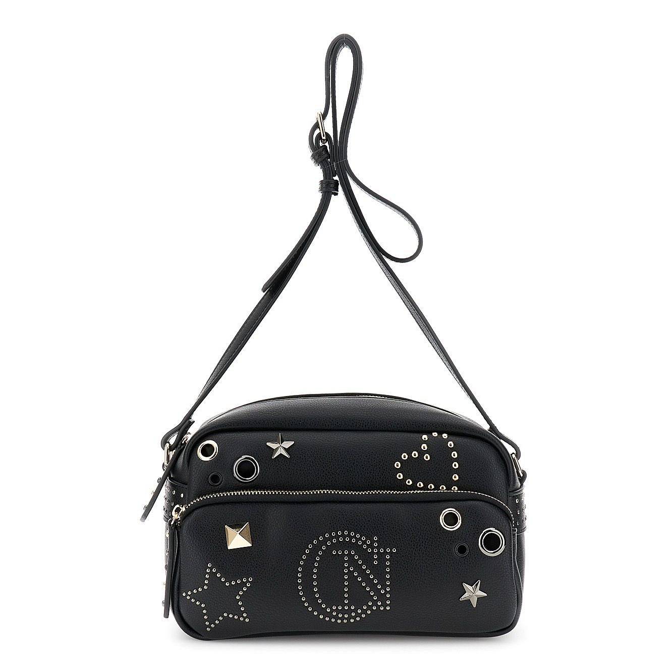 CAFE' NOIR camera bag rivetti  Donna nero