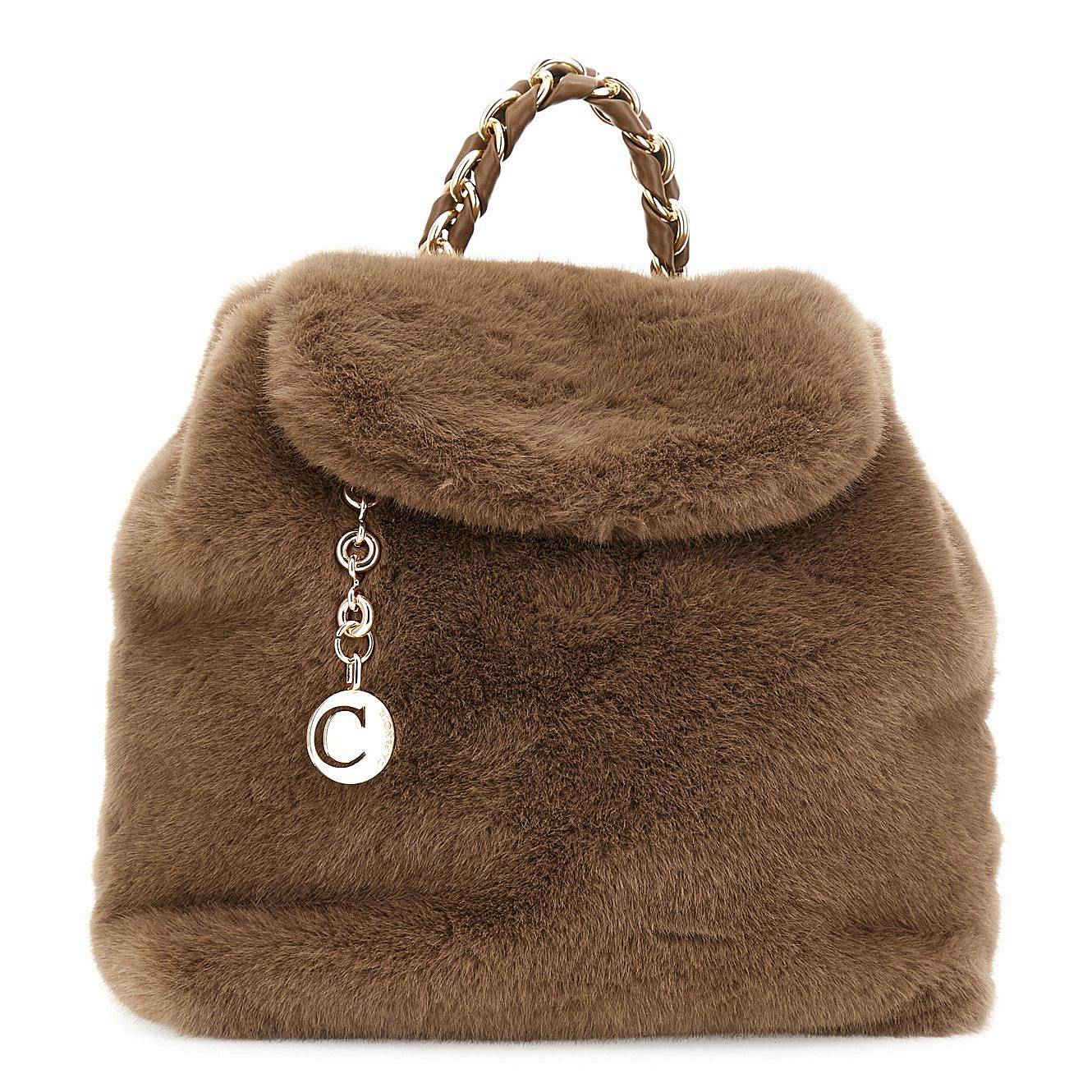 CAFE' NOIR zaino con catena infilata Donna beige
