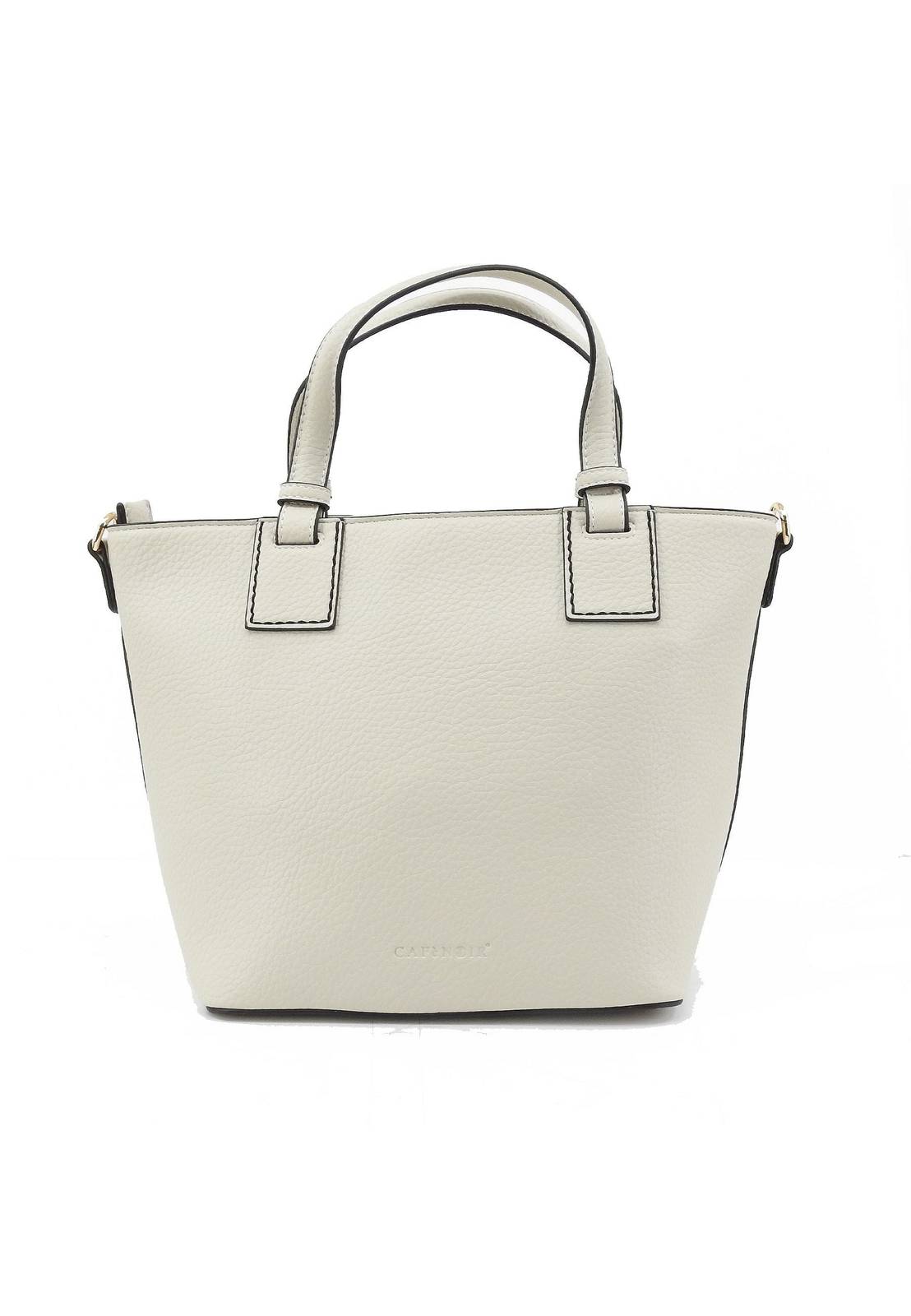 CAFE' NOIR handbag con logo applicato Donna bianco Foto 2