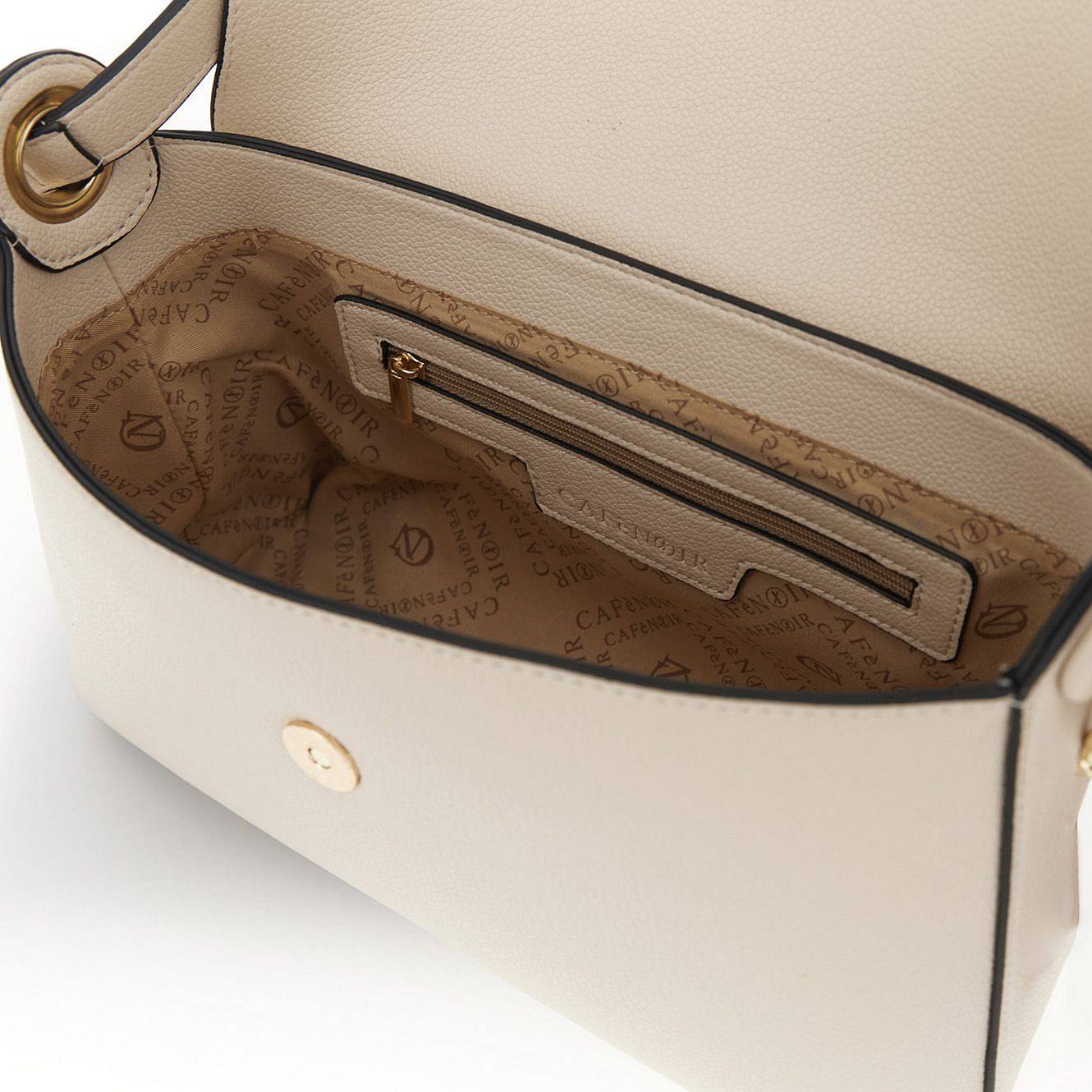 CAFE' NOIR spalla con occhielli rivestiti Donna beige Foto 4