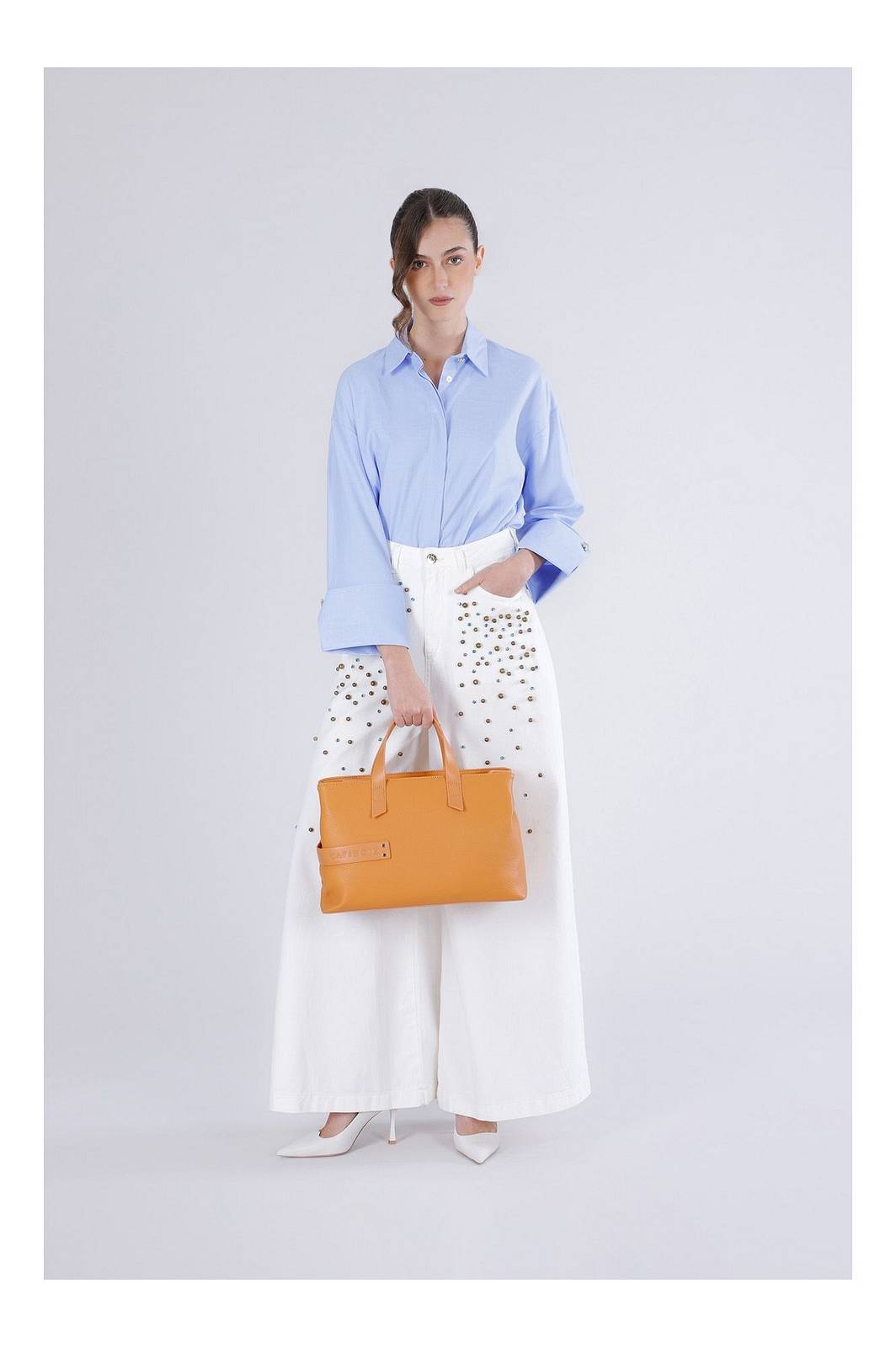 CAFE' NOIR Tasche Damen orange Foto 5