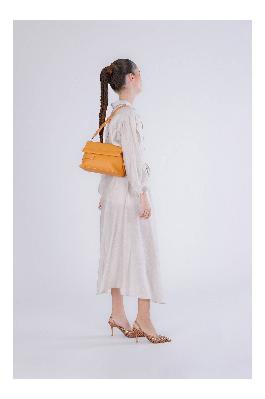 CAFE' NOIR borsa a spalla Donna arancio Foto 5