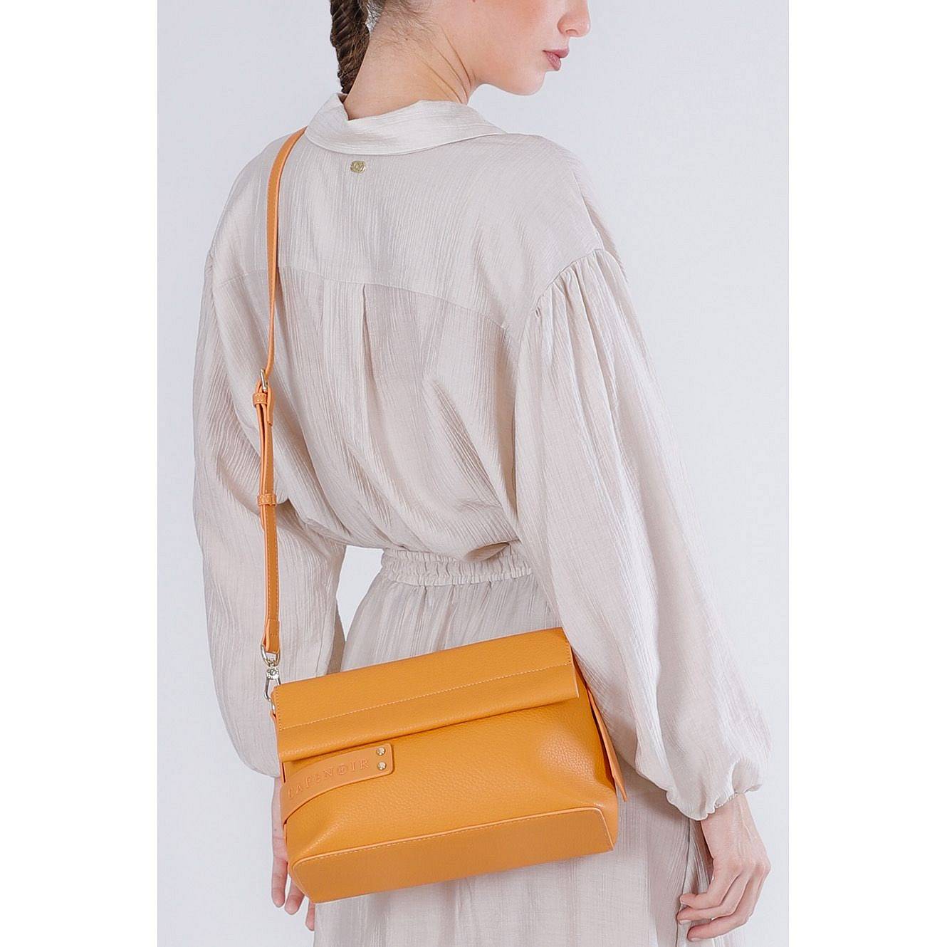 CAFE' NOIR borsa a spalla Donna arancio Foto 3