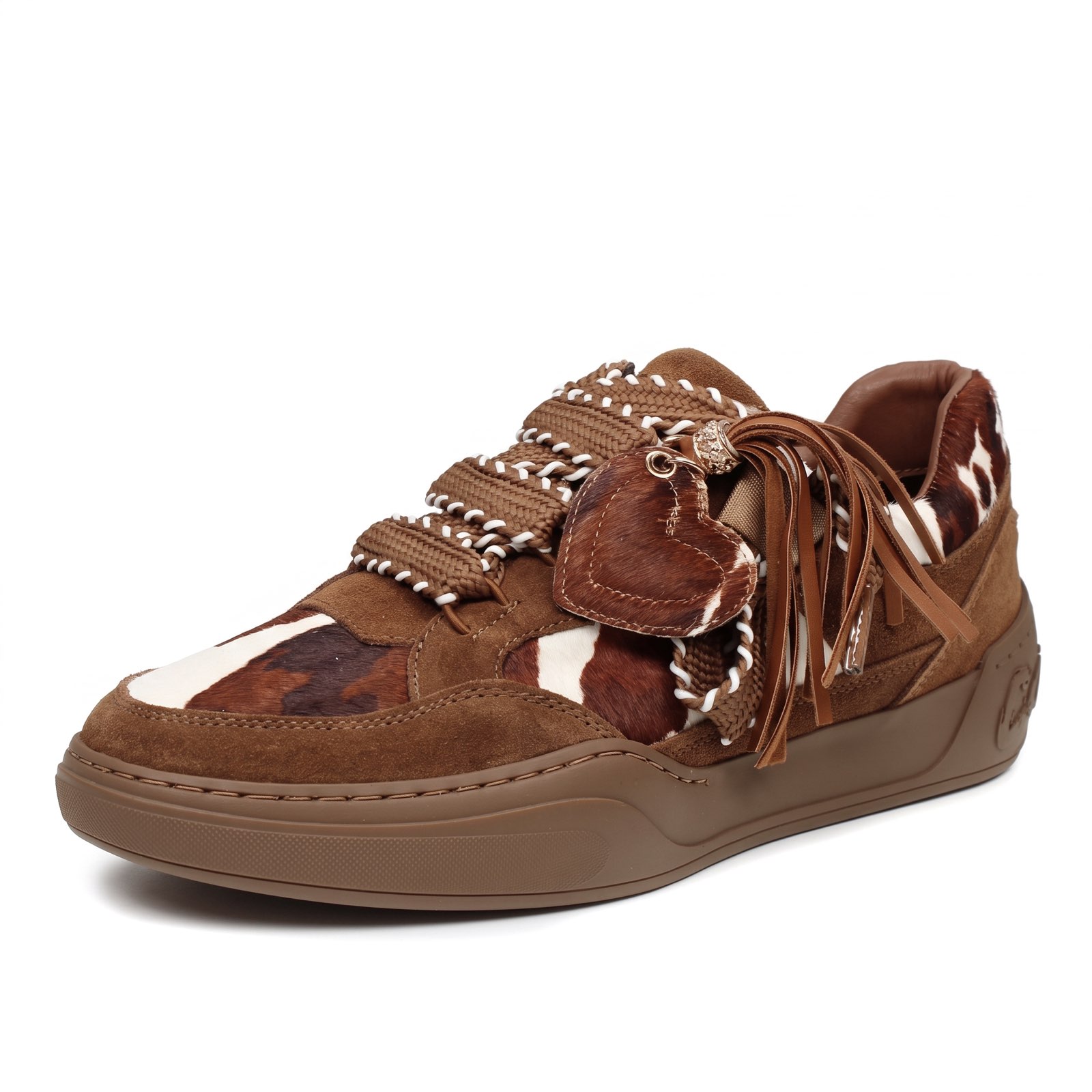 CAFE' NOIR Sneakers basse in suede Donna marrone