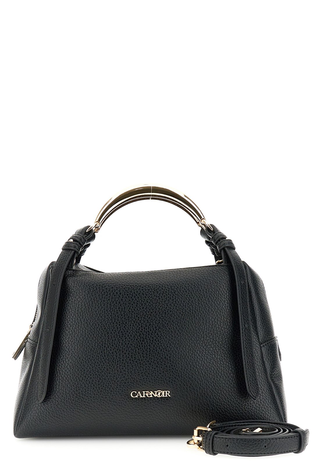 CAFE' NOIR tote manici in metallo Donna nero