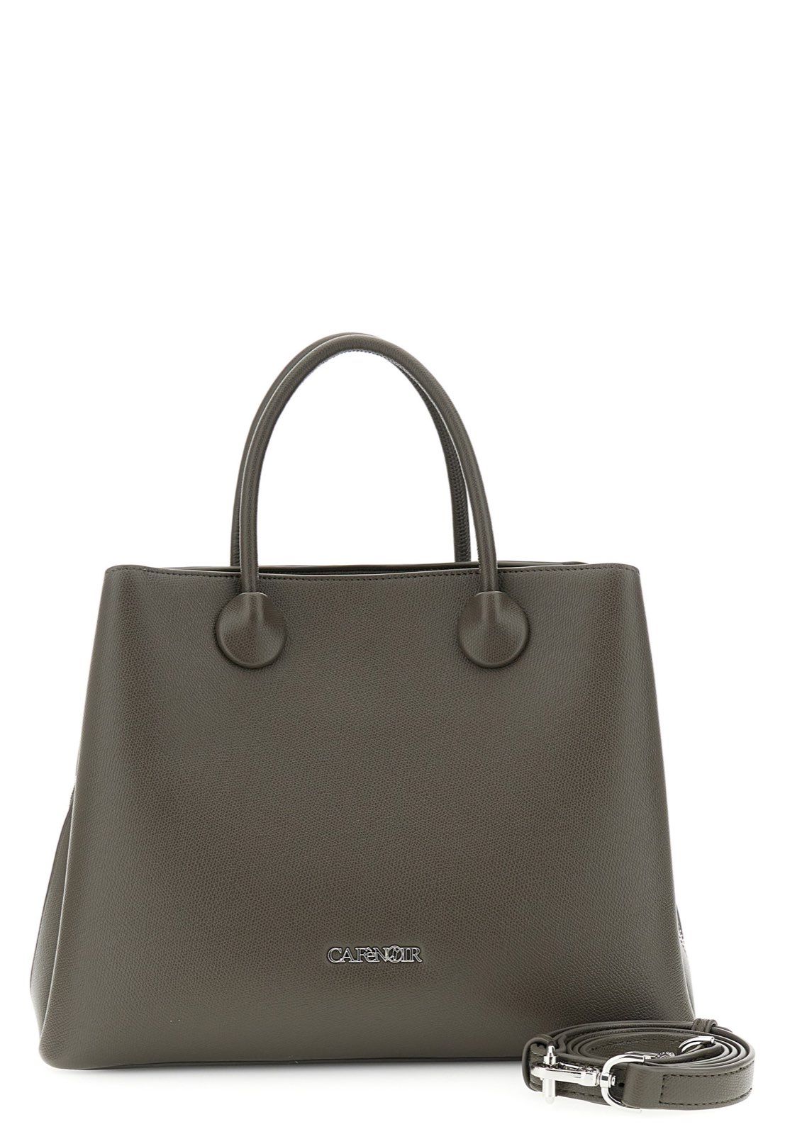 CAFE' NOIR tote effetto saffiano Donna grigio