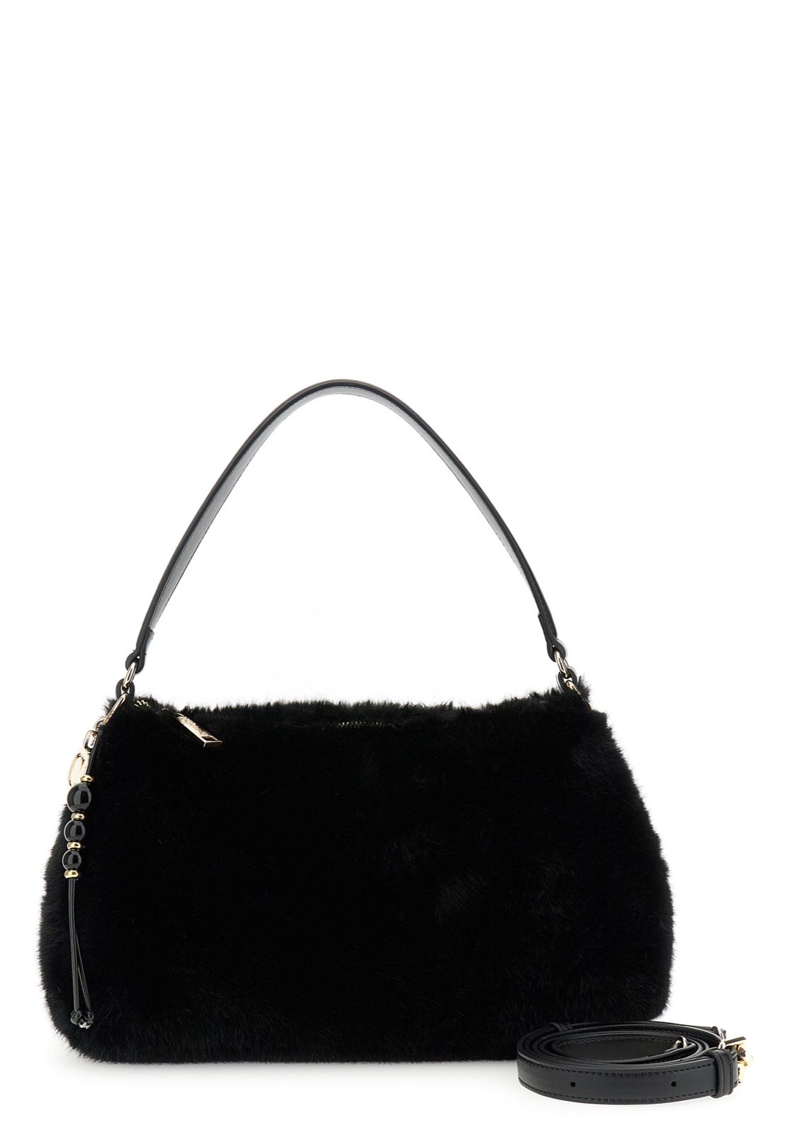 CAFE' NOIR borsa a spalla con charm Donna nero