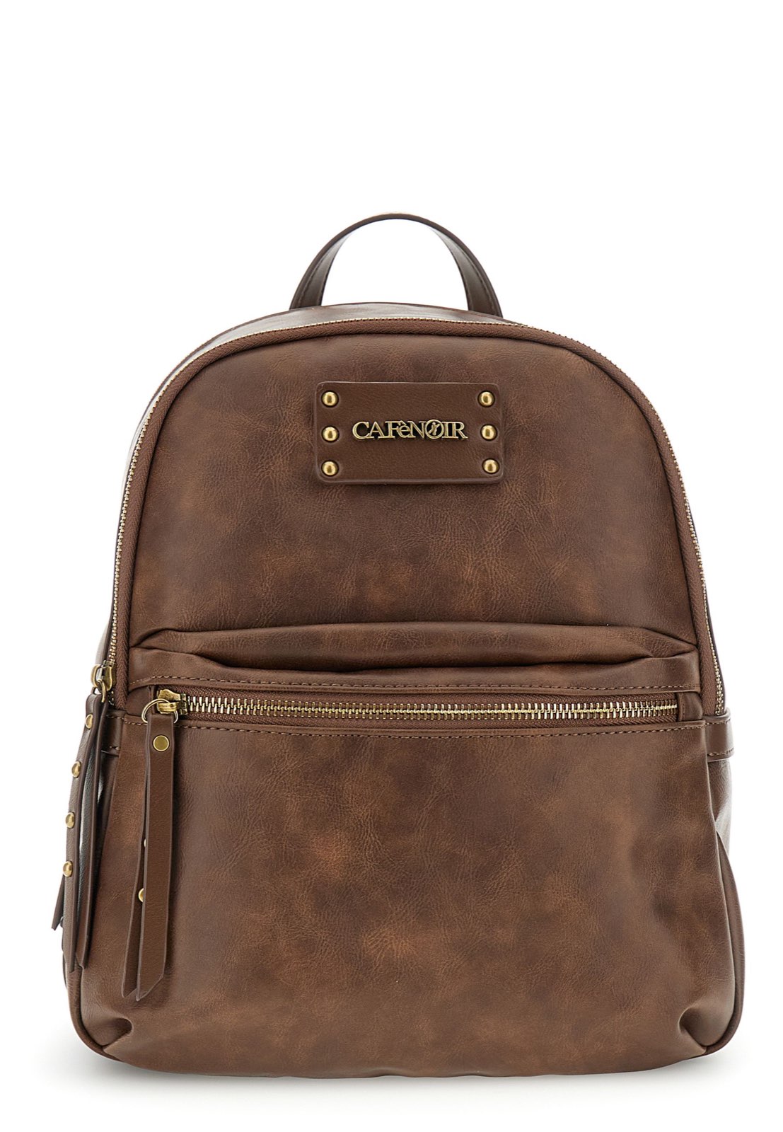 CAFE' NOIR sac à dos effet vintage Femme marron