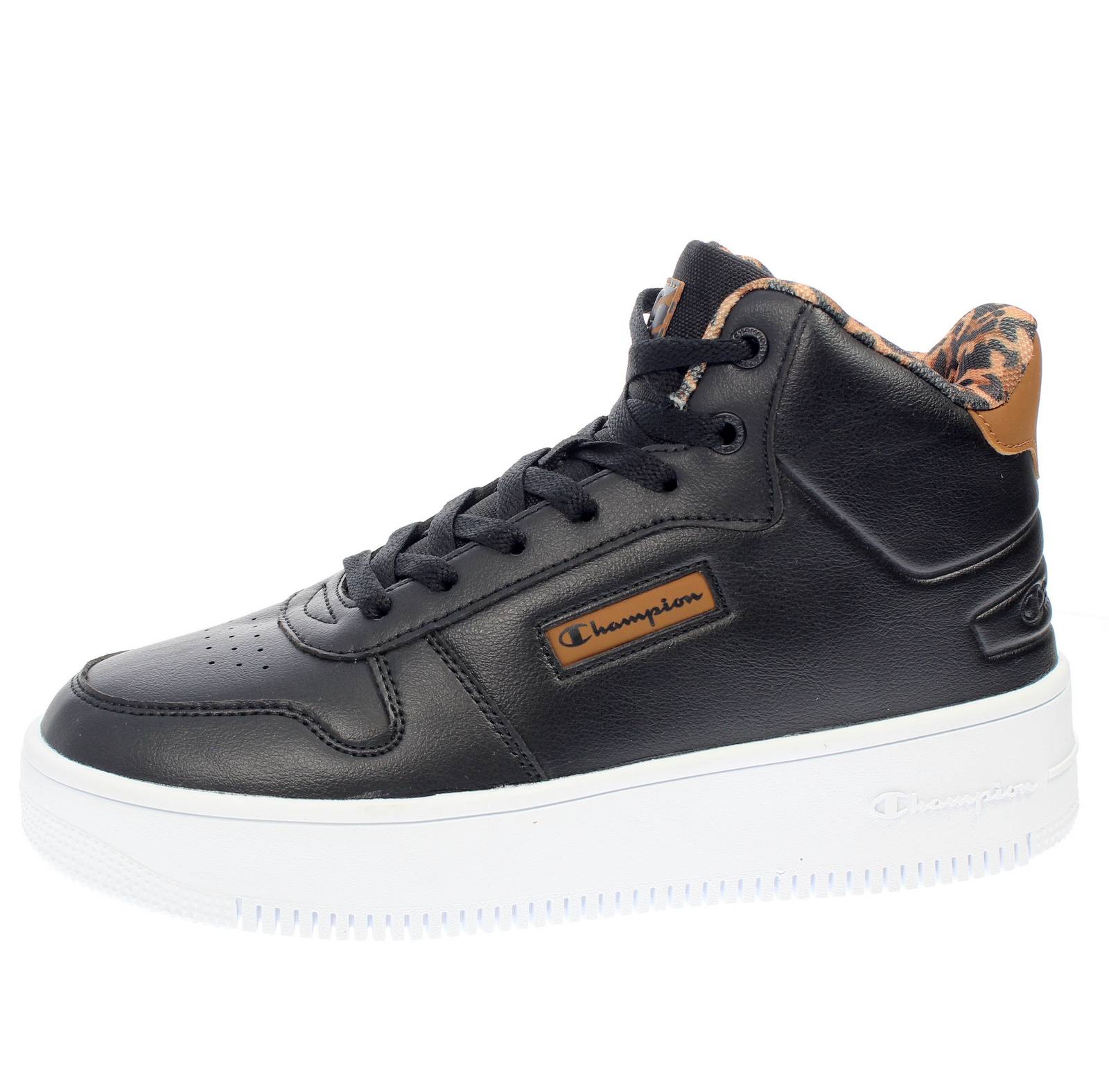 CHAMPION Rebound Platform Mid Animalier Donna nero Foto 3