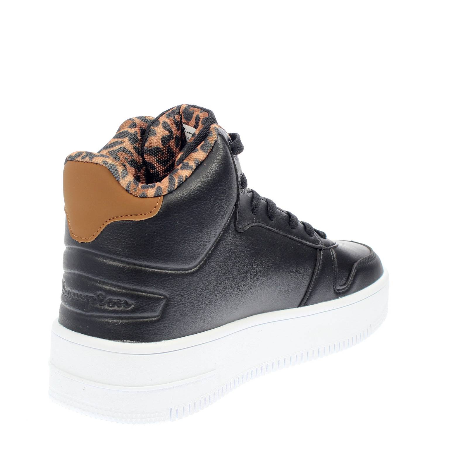 CHAMPION Rebound Platform Mid Animalier Donna nero Foto 4