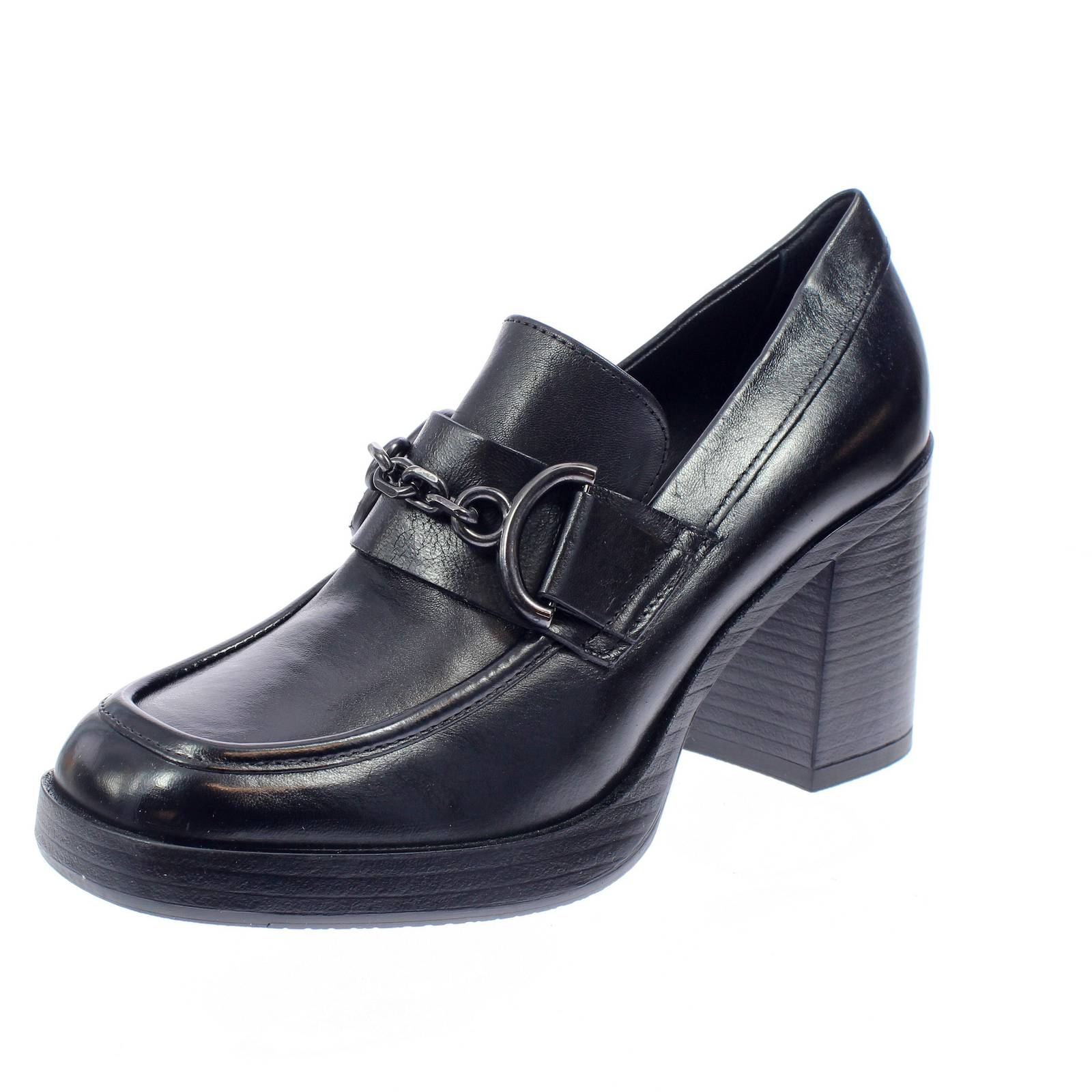 Mjus Leder Halbschuhe mit schwarzem Absatz - Damen Schuhe Halbschuhe 21690₽