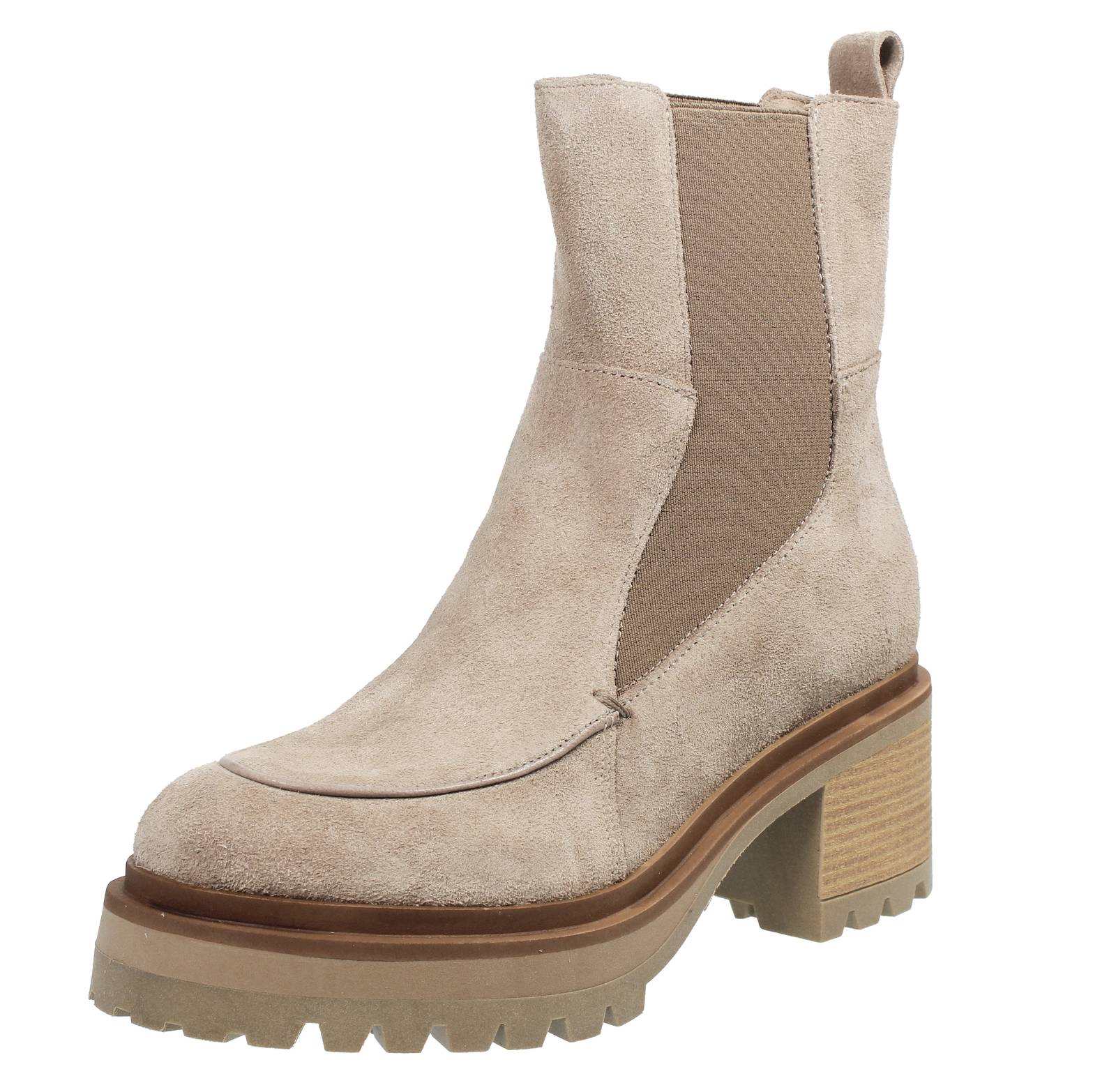 Mjus Tronchetti из бежевой замши - Донна Скарпе Тронкетти 33090₽