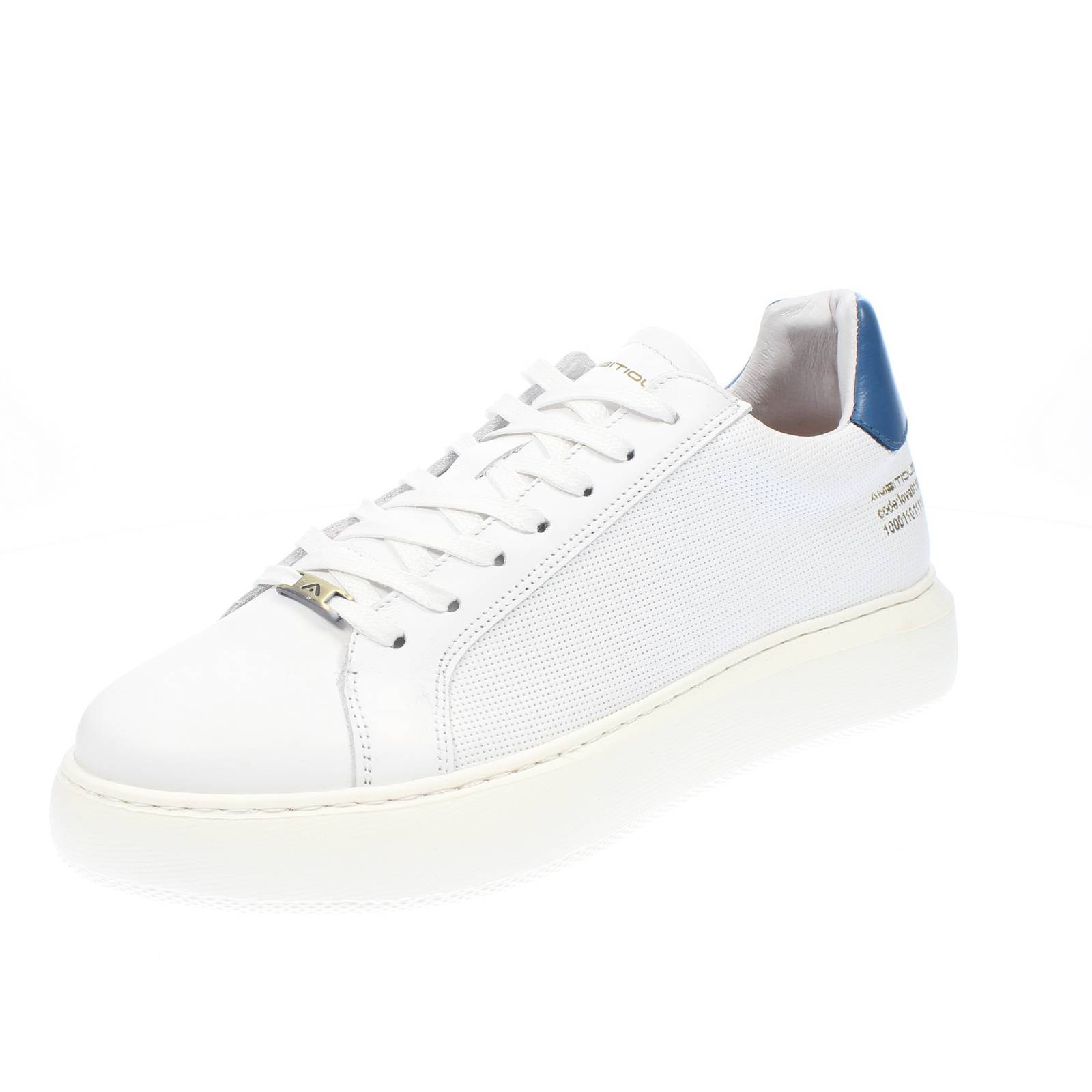 Амбициозные кроссовки из коллекции Pelle Traforata Con Suola Oversize Bianco - Uomo Scarpe