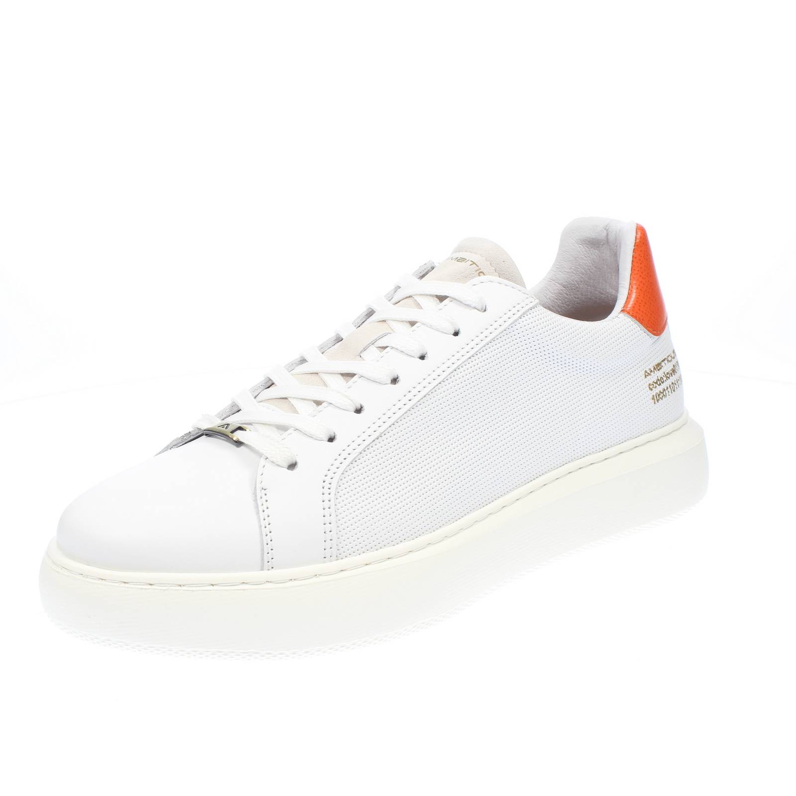 Амбициозные кроссовки из коллекции Pelle Traforata Con Suola Oversize Bianco - Uomo Scarpe