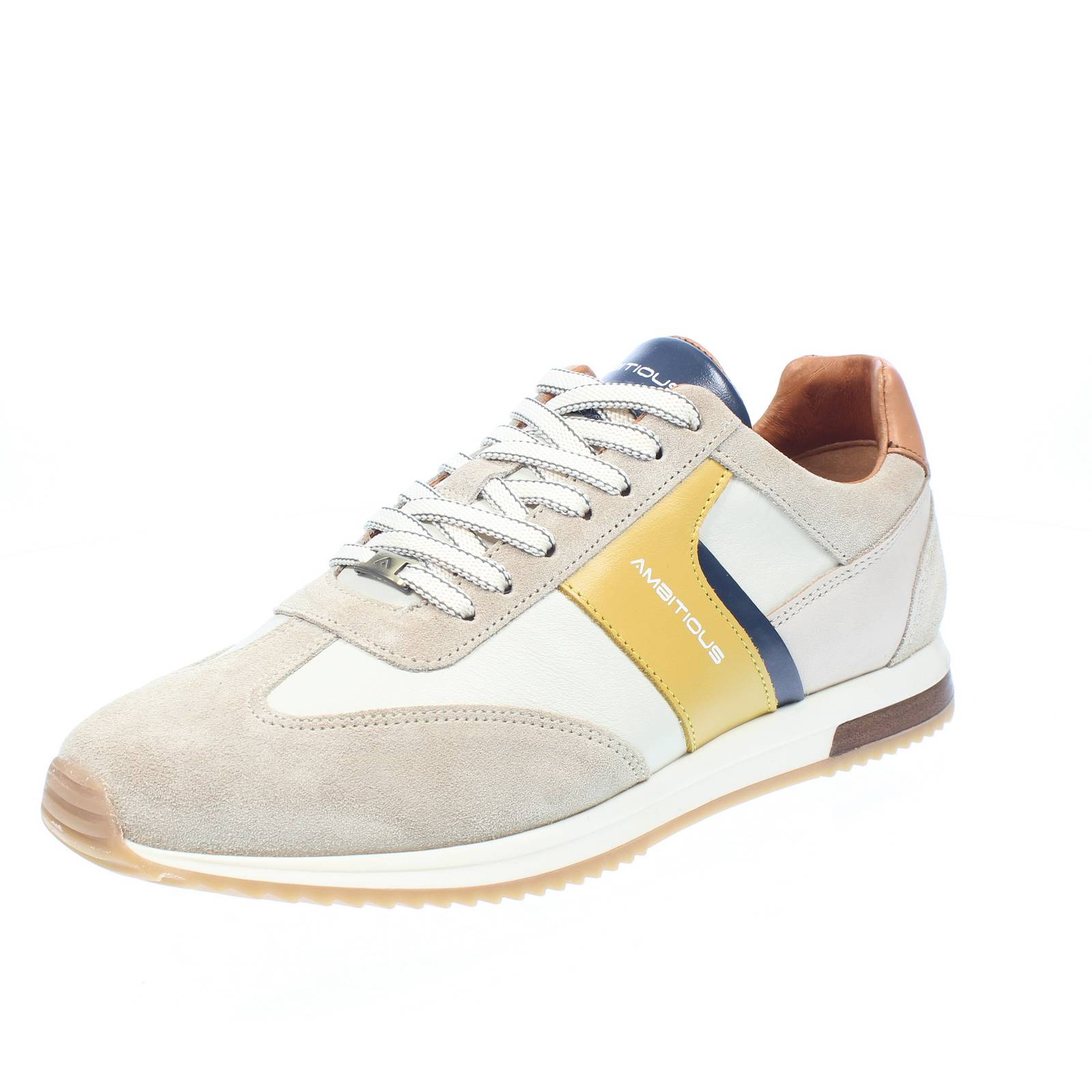Ambitious Sneakers Basse In Pelle Eleganti Bianco - Uomo Scarpe Sneakers