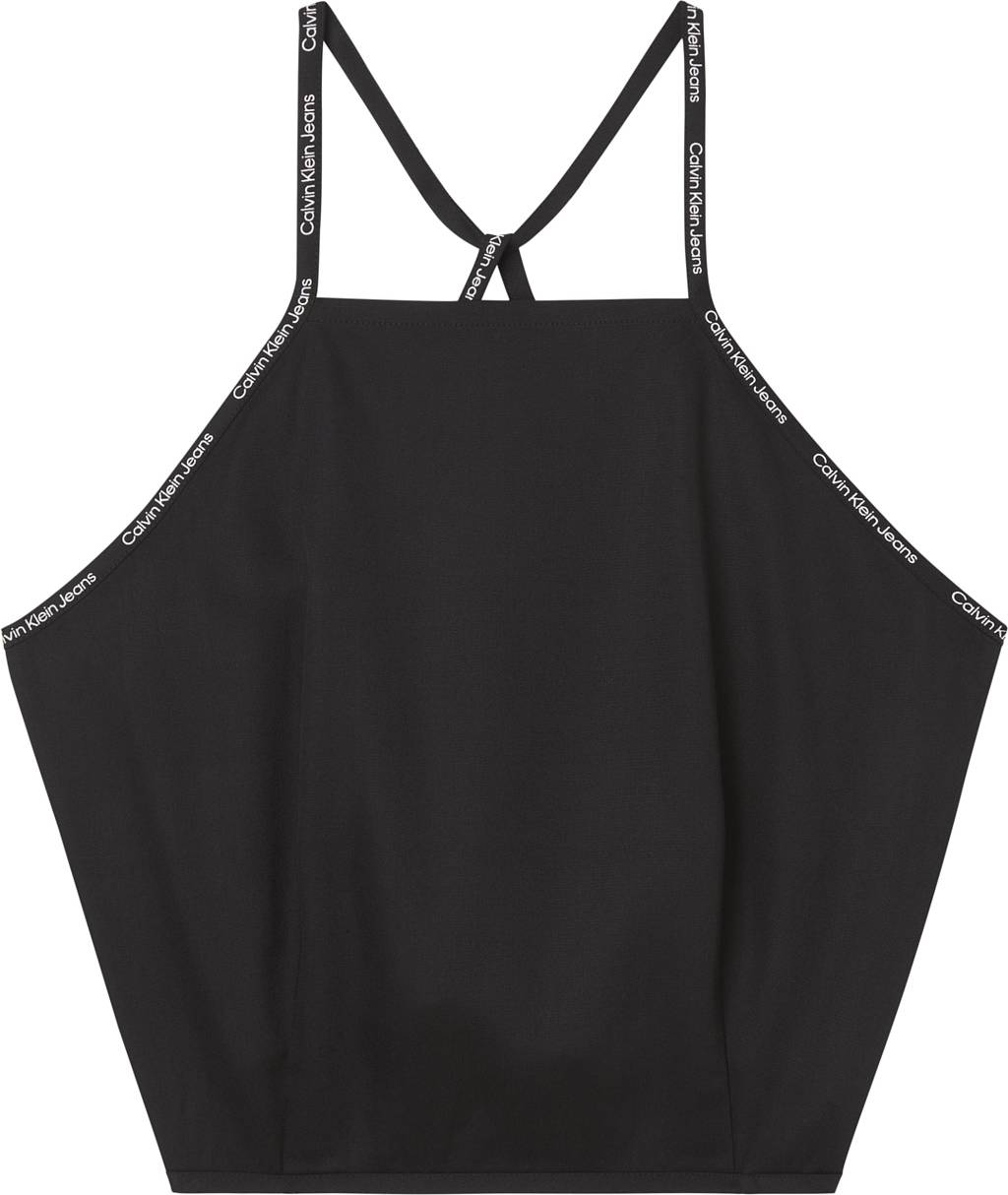 CALVIN KLEIN JEANS Repeat Logo Ärmelloses Top Damen schwarz