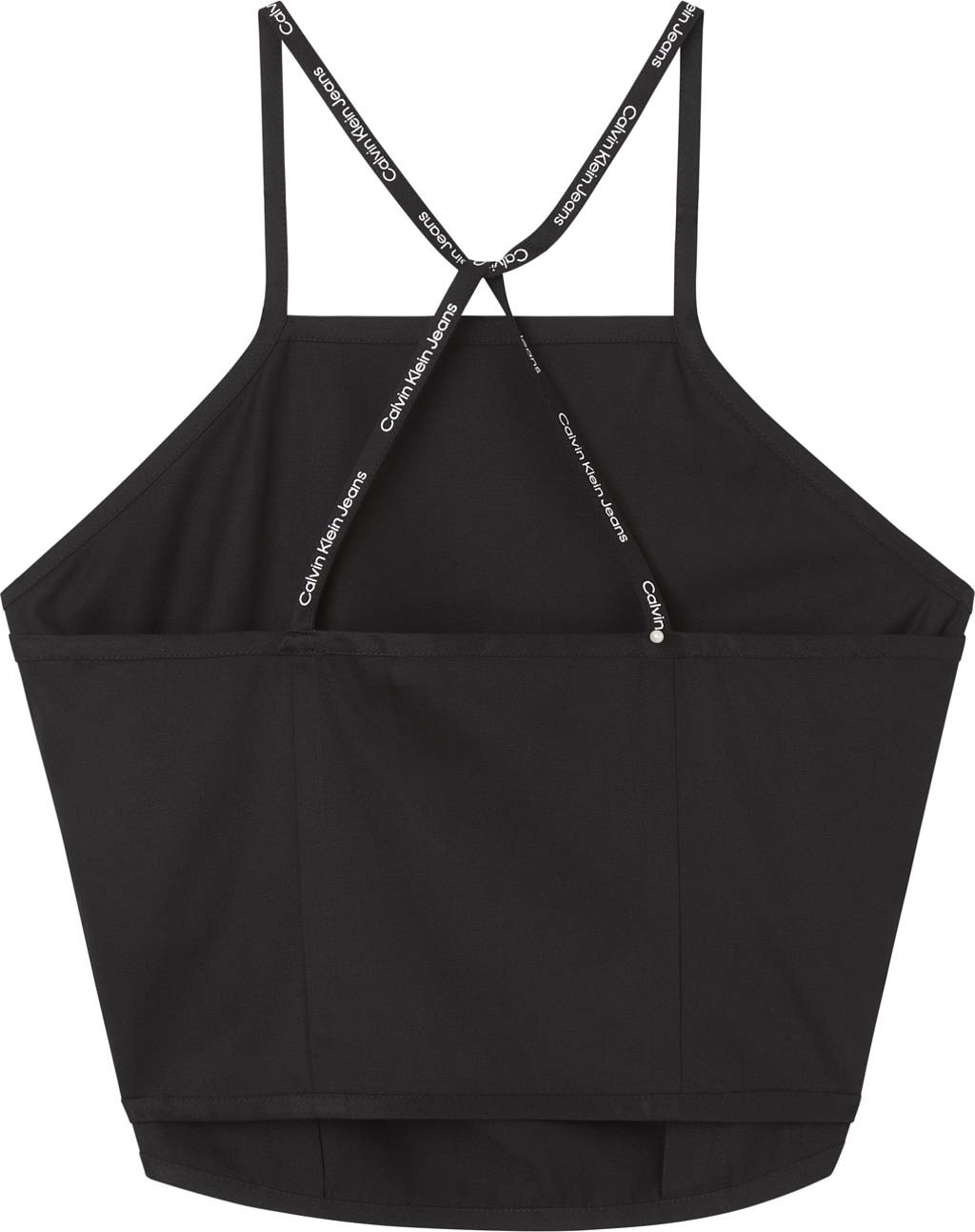 CALVIN KLEIN JEANS Repeat Logo Ärmelloses Top Damen schwarz Foto 2