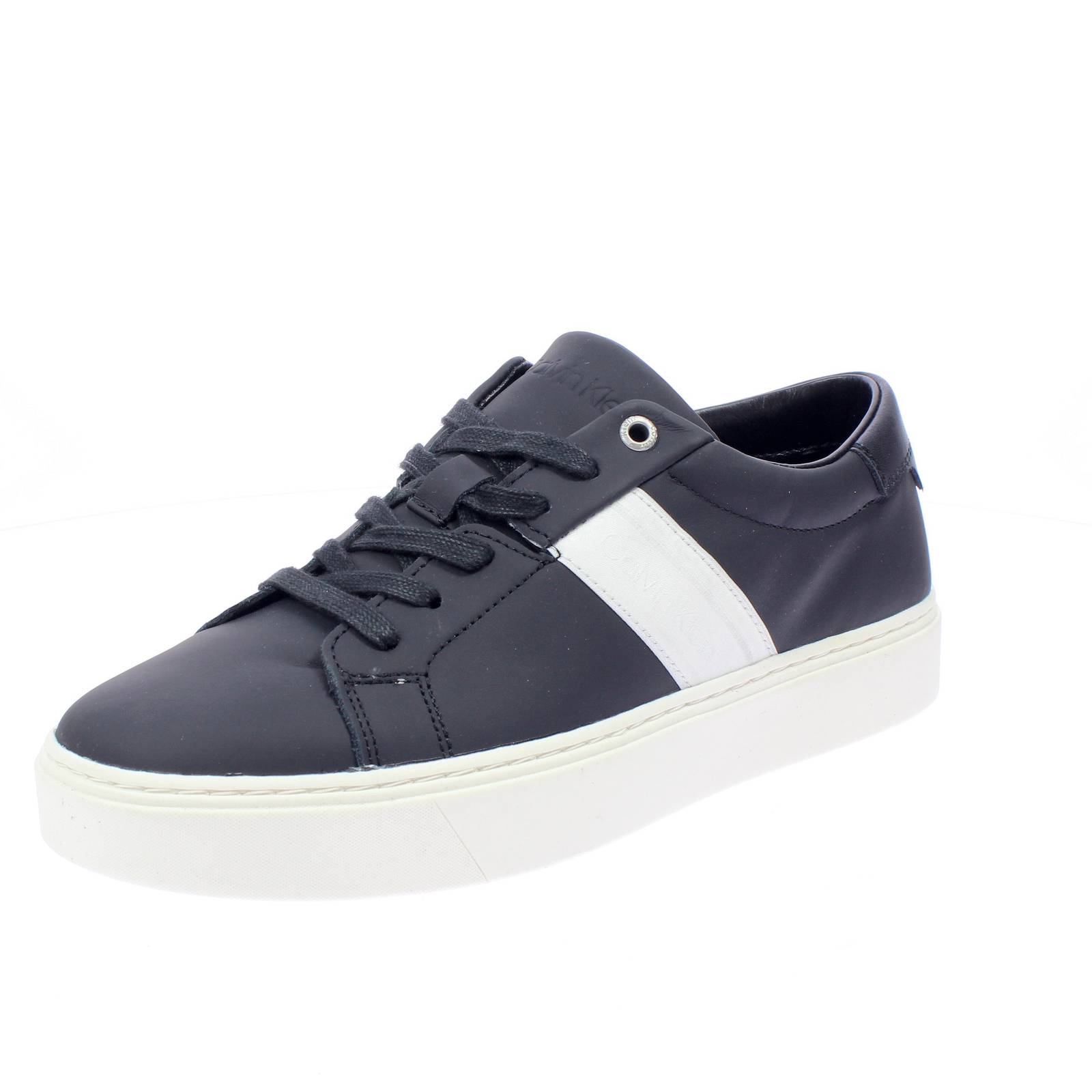 CALVIN KLEIN JEANS Cole M 9C2 - Sneakers basse in Pelle Uomo nero