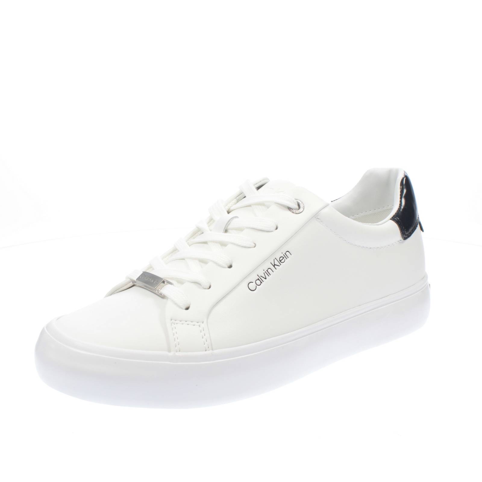 CALVIN KLEIN JEANS Violet 16L – Niedrige Sneakers aus Leder Damen weiß