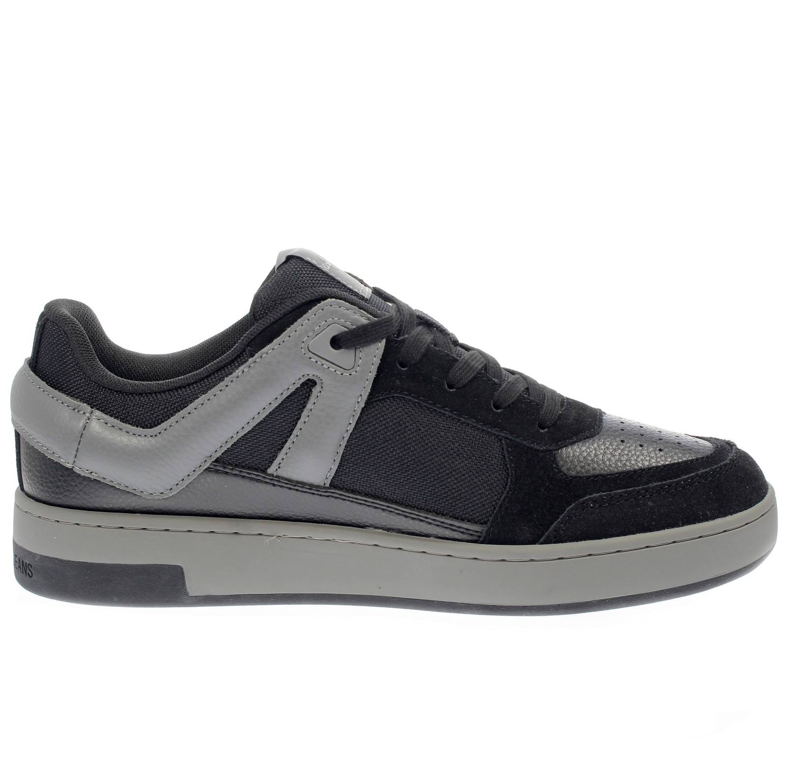 CALVIN KLEIN JEANS Basket Cupsole - Sneakers en cuir et daim Homme noir Photo 2