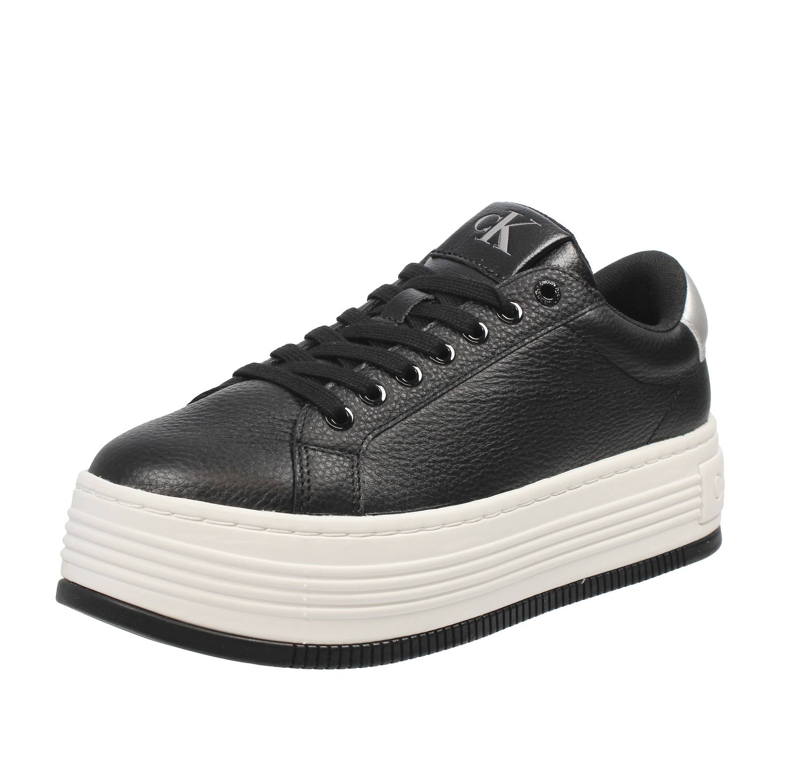 CALVIN KLEIN JEANS Bold Flatform - Sneakers in Pelle Donna nero Foto 1