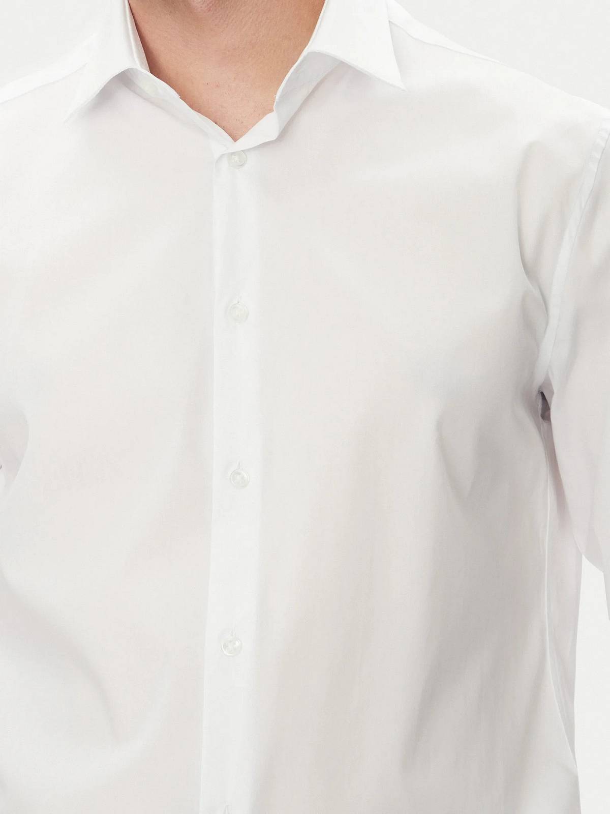 CALVIN KLEIN MENSWEAR Regular Poplin Shirt Man light blue Photo 5