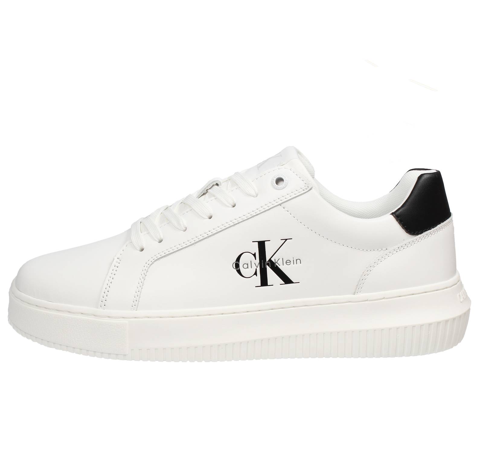 CALVIN KLEIN JEANS Chunky Cupsole - Übergroße Sneakers aus Leder Herren weiß Foto 3