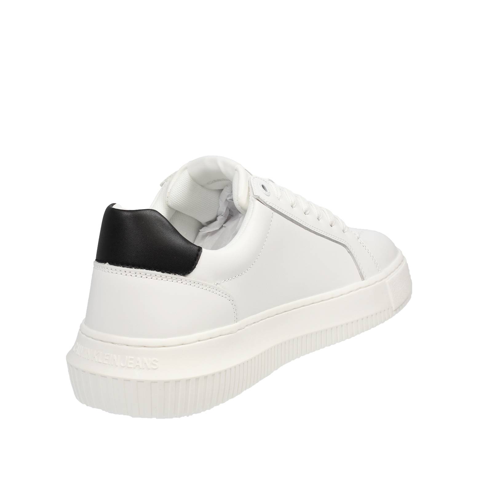 CALVIN KLEIN JEANS Chunky Cupsole - Übergroße Sneakers aus Leder Herren weiß Foto 4
