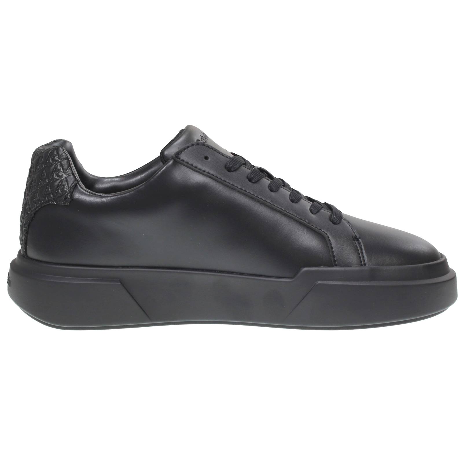 CALVIN KLEIN JEANS Chunky Cupsole - Sneakers Oversize in Pelle Uomo nero Foto 2