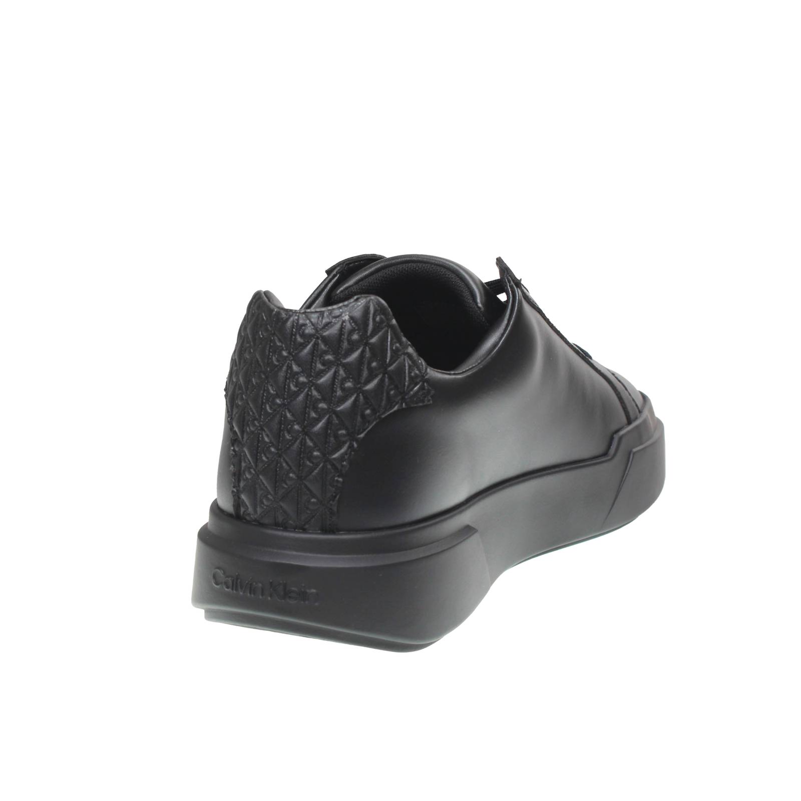 CALVIN KLEIN JEANS Chunky Cupsole - Sneakers Oversize in Pelle Uomo nero Foto 4