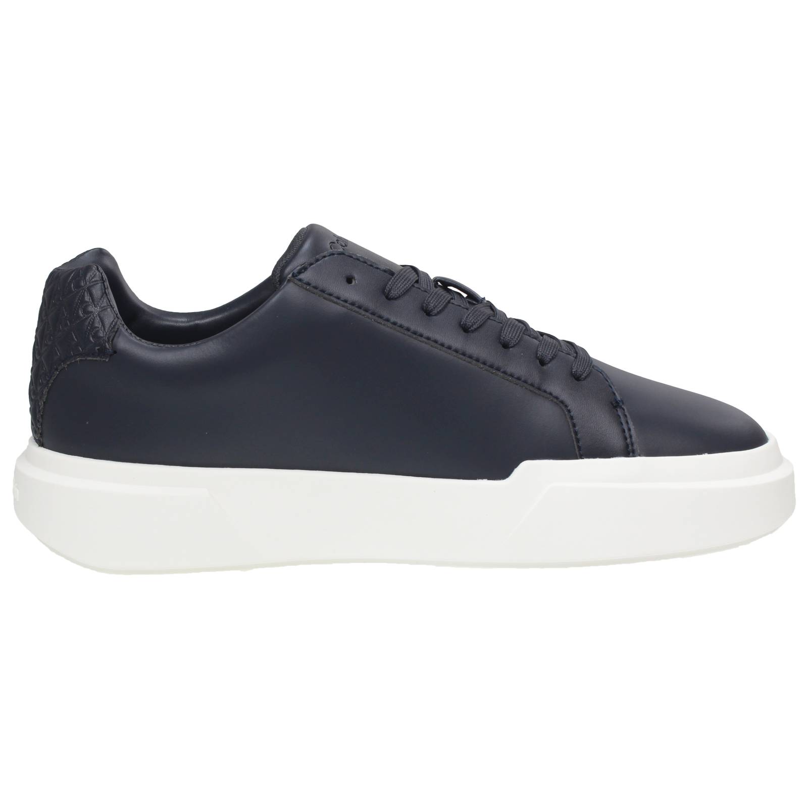 CALVIN KLEIN JEANS Chunky Cupsole - Sneakers Oversize in Pelle Uomo blu Foto 2