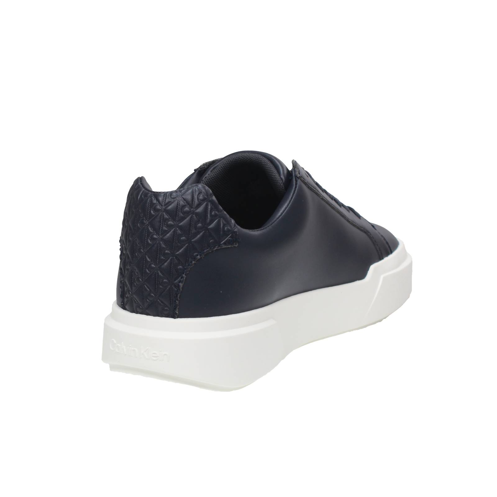 CALVIN KLEIN JEANS Chunky Cupsole - Sneakers Oversize in Pelle Uomo blu Foto 4