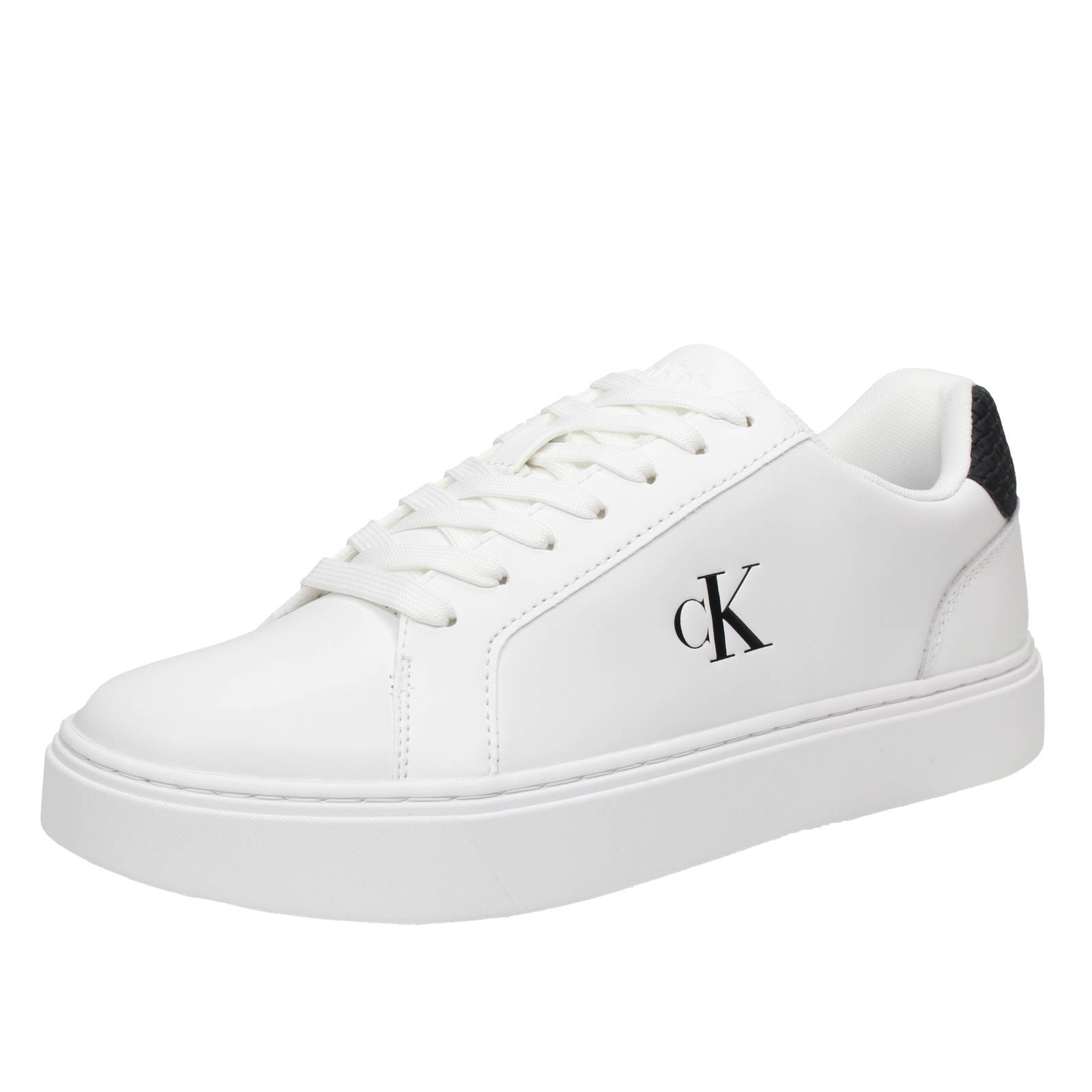 CALVIN KLEIN JEANS Classic Cup - Sneakers en cuir Homme blanc