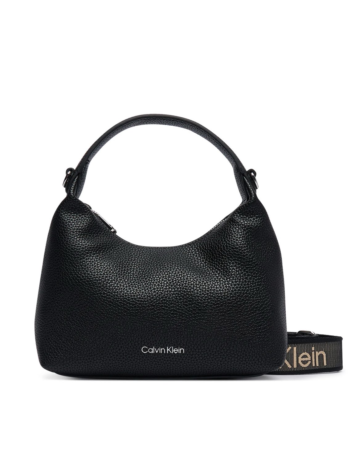 CALVIN KLEIN JEANS CK small strap webbing Woman black