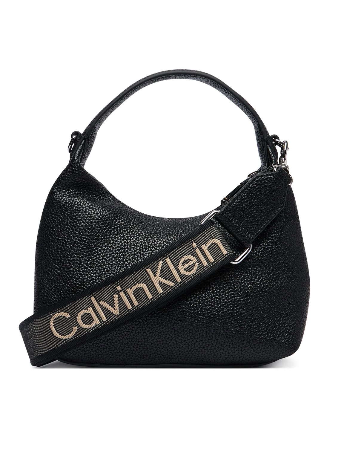 CALVIN KLEIN JEANS CK small strap webbing Woman black Photo 3