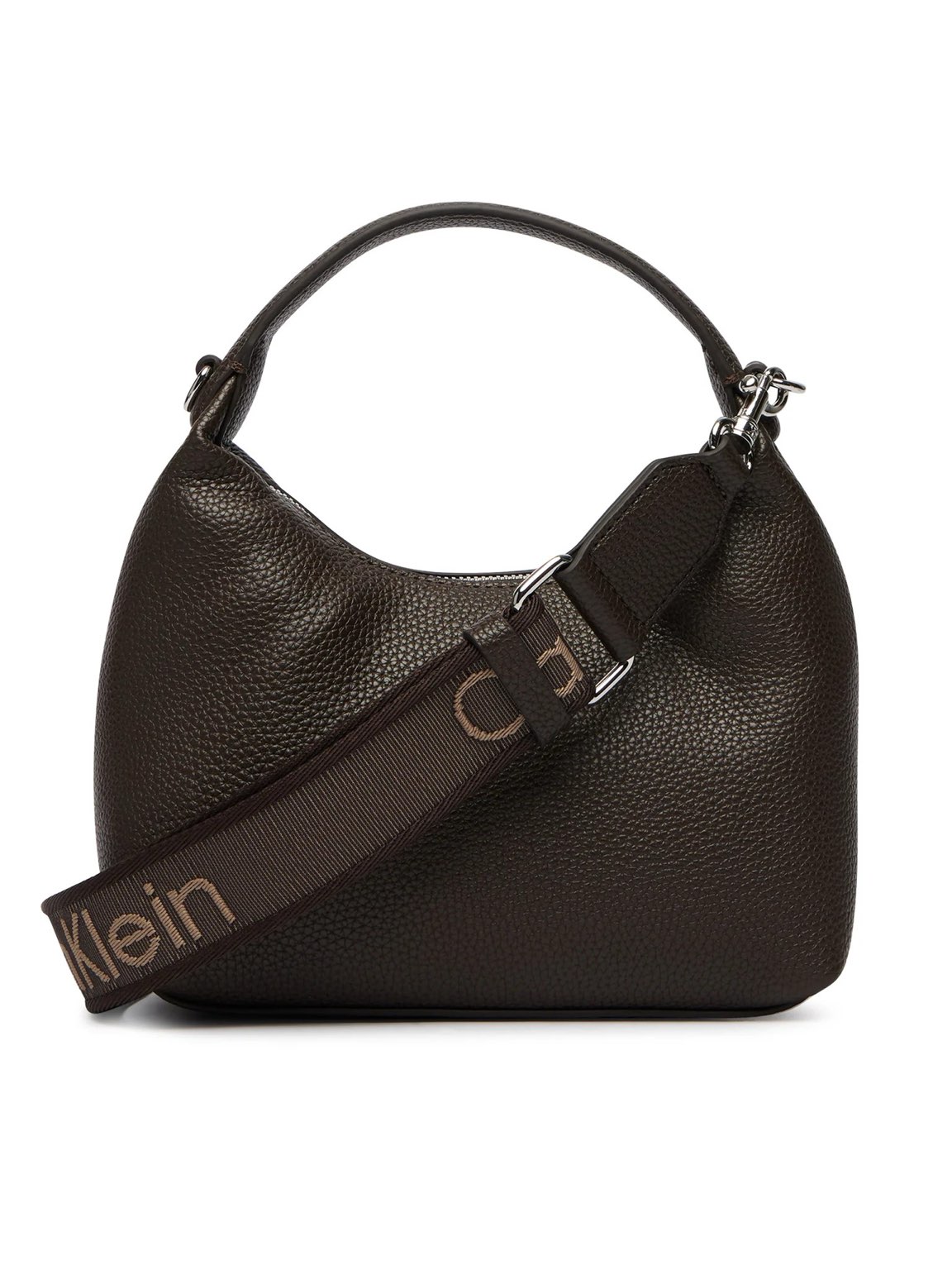 CALVIN KLEIN JEANS CK small strap webbing Woman brown Photo 3