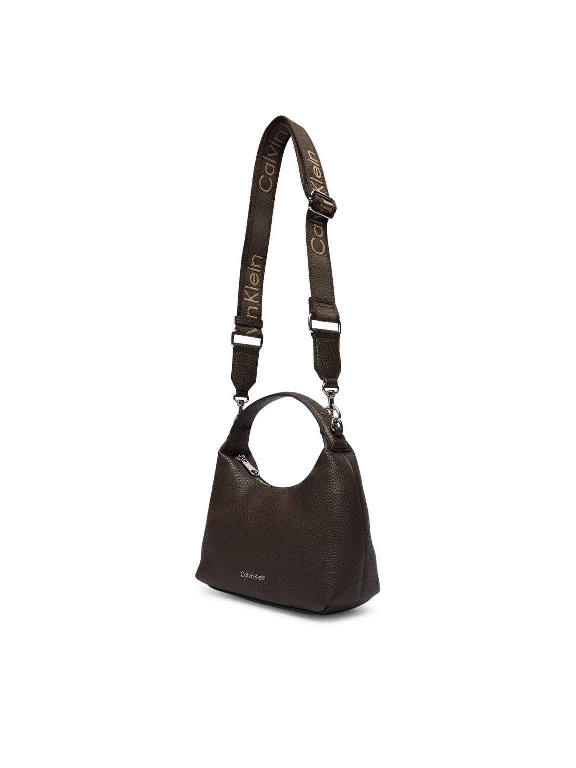 CALVIN KLEIN JEANS CK small strap webbing Woman brown Photo 5