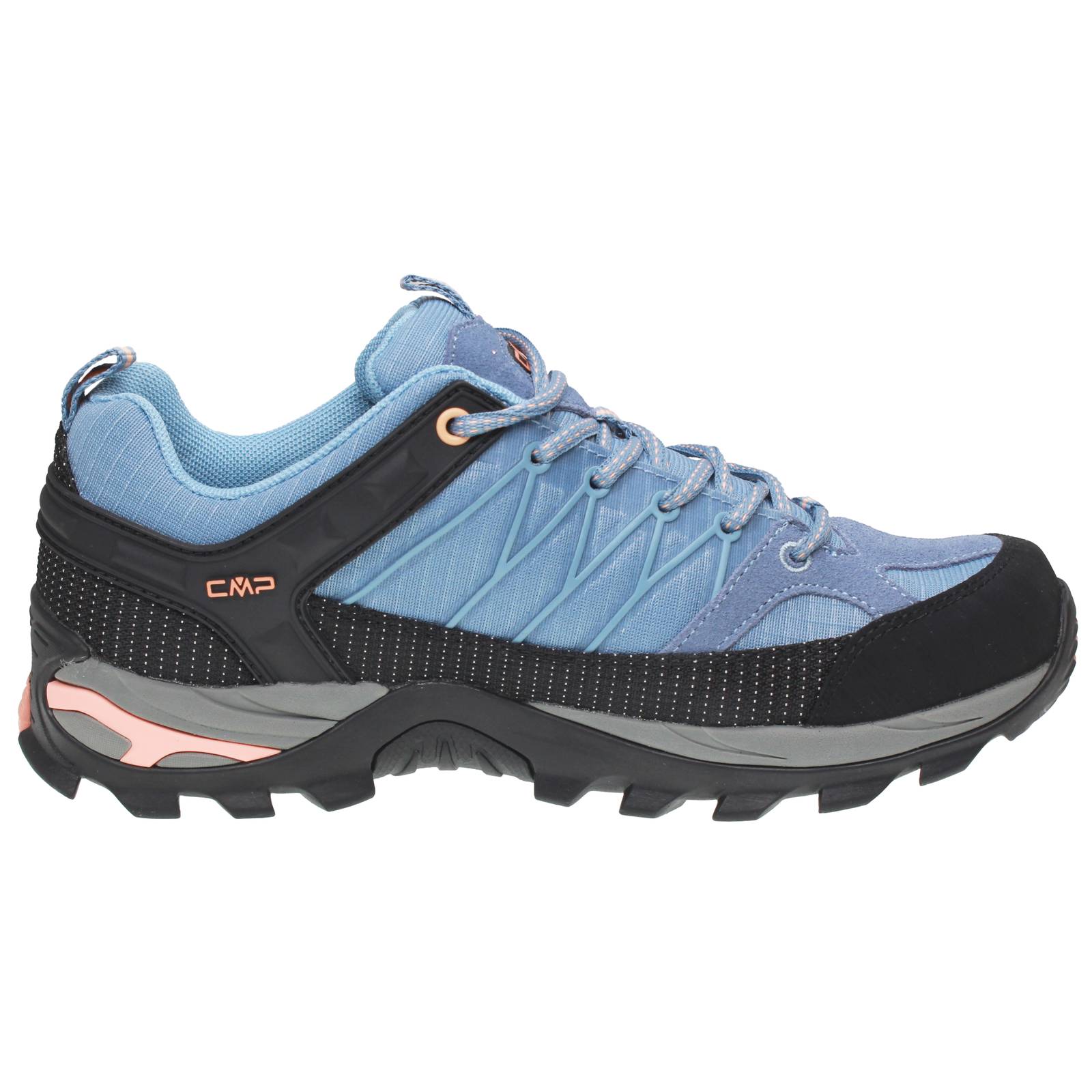 CMP Rigel Low WP - Chaussures de trekking étanches Femme bleu azur Photo 2
