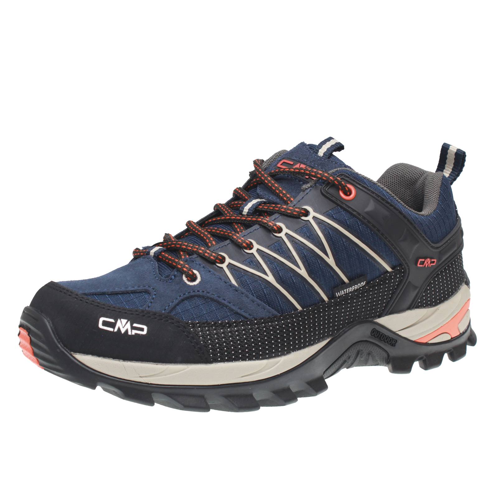 CMP Rigel Low WP - Chaussures de trekking étanches Homme bleu